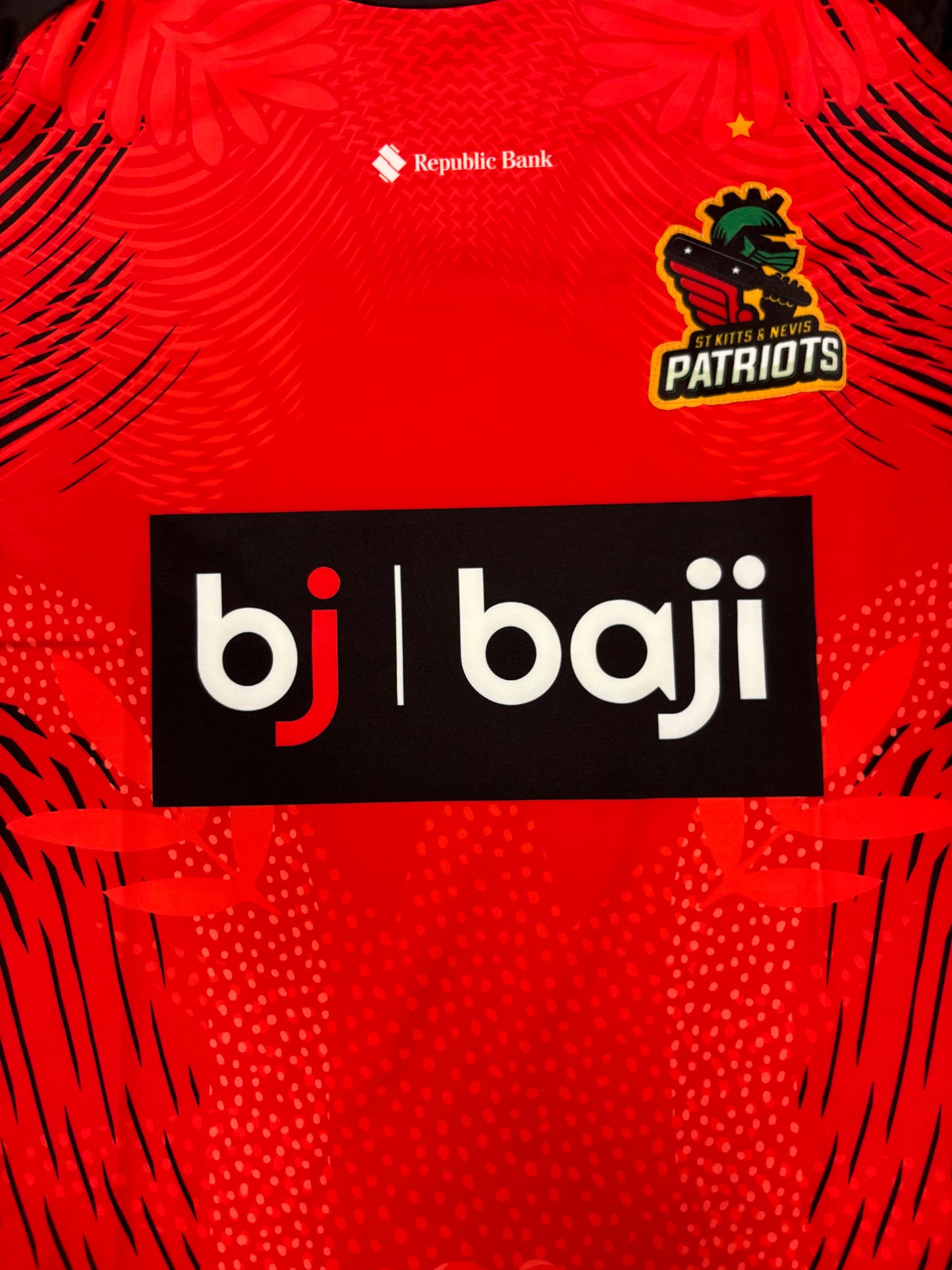 St Kitts & Nevis Patriots CPL Player Issue SS Training T-Shirt