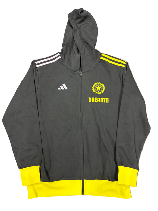 India 2025 Player Issue Full Zip Training Hoodie | Official BCCI Teamwear