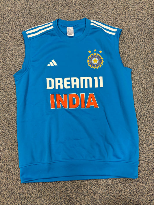 India 2023-24 ODI Player Issue Playing Pullover – Official BCCI Matchwear