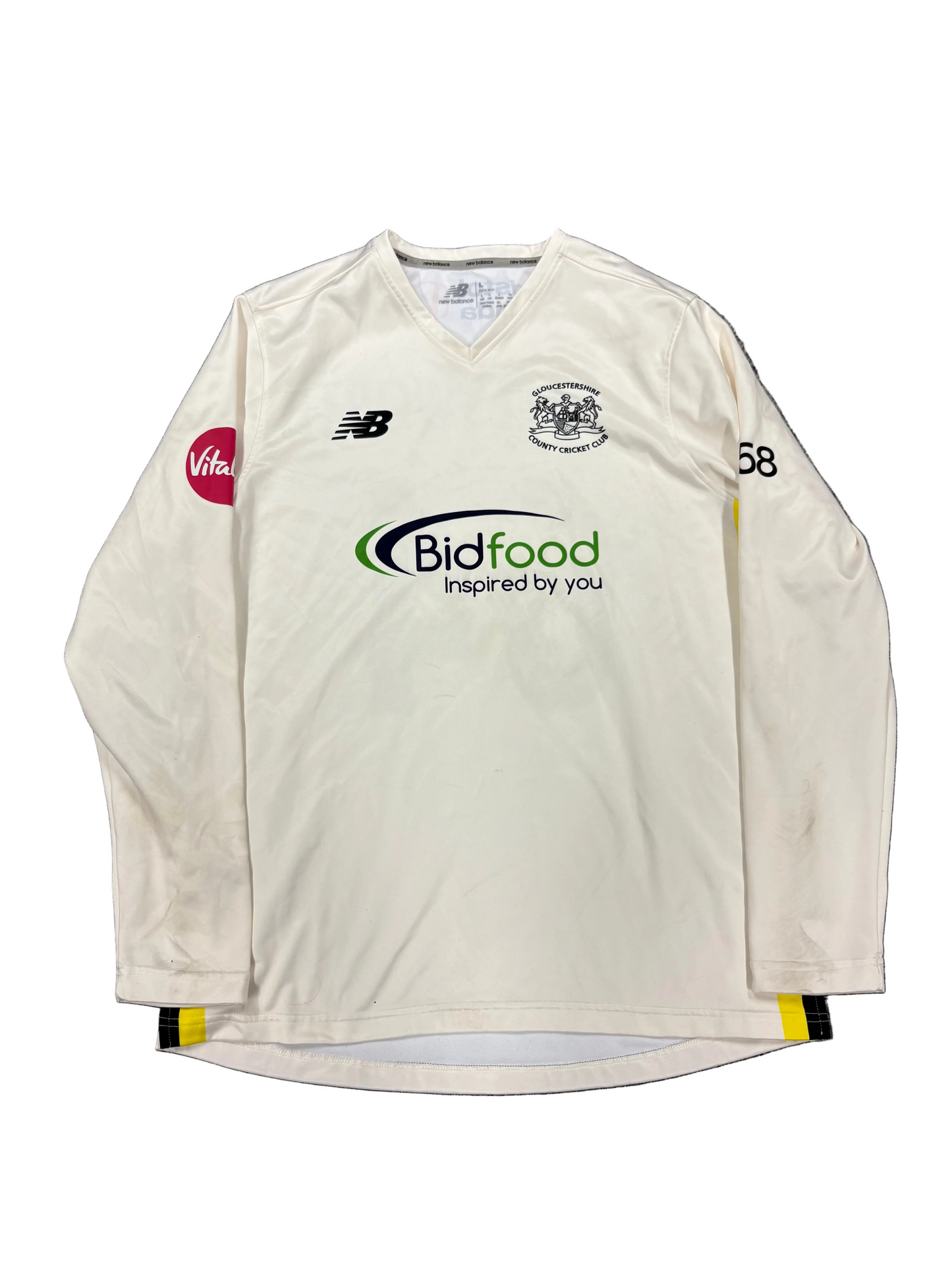 Ben Charlesworth Gloucestershire 2024 County Championship Match Worn LS Playing Jumper