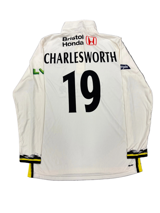 Luke Charlesworth Gloucestershire 2023 County Championship Match Worn LS Playing Shirt