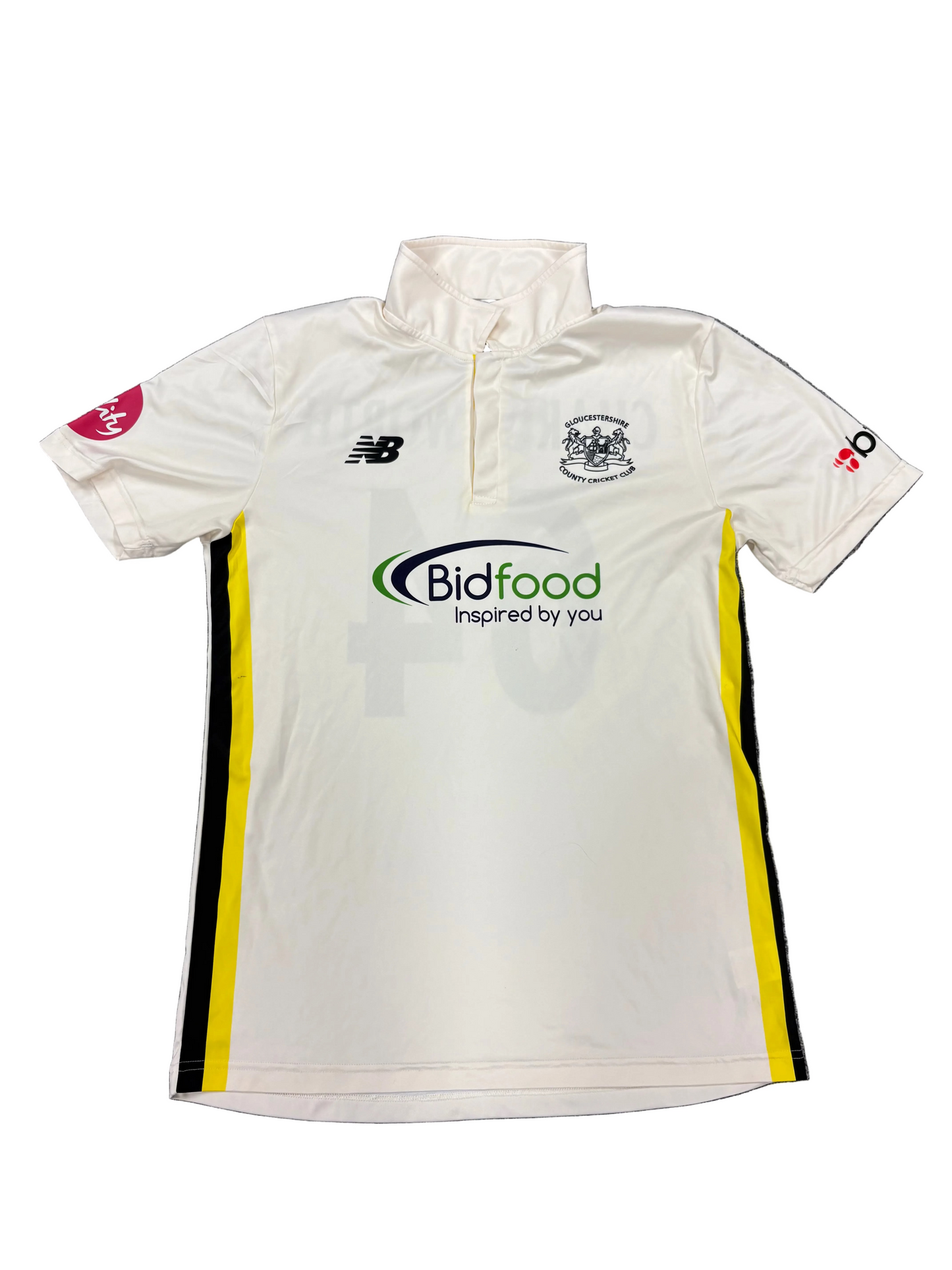 Ben Charlesworth Gloucestershire 2024 County Championship Match Worn SS Playing Shirt