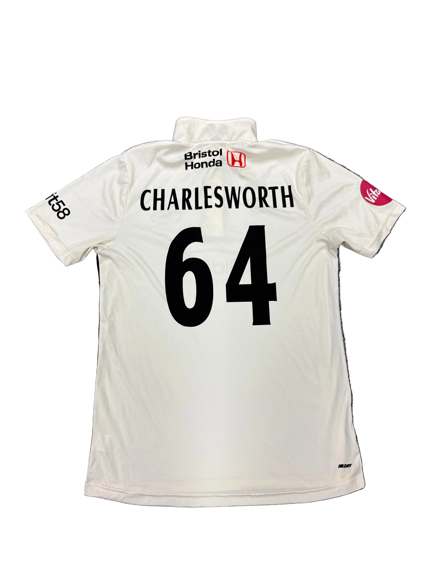Ben Charlesworth Gloucestershire 2024 County Championship Match Worn SS Playing Shirt