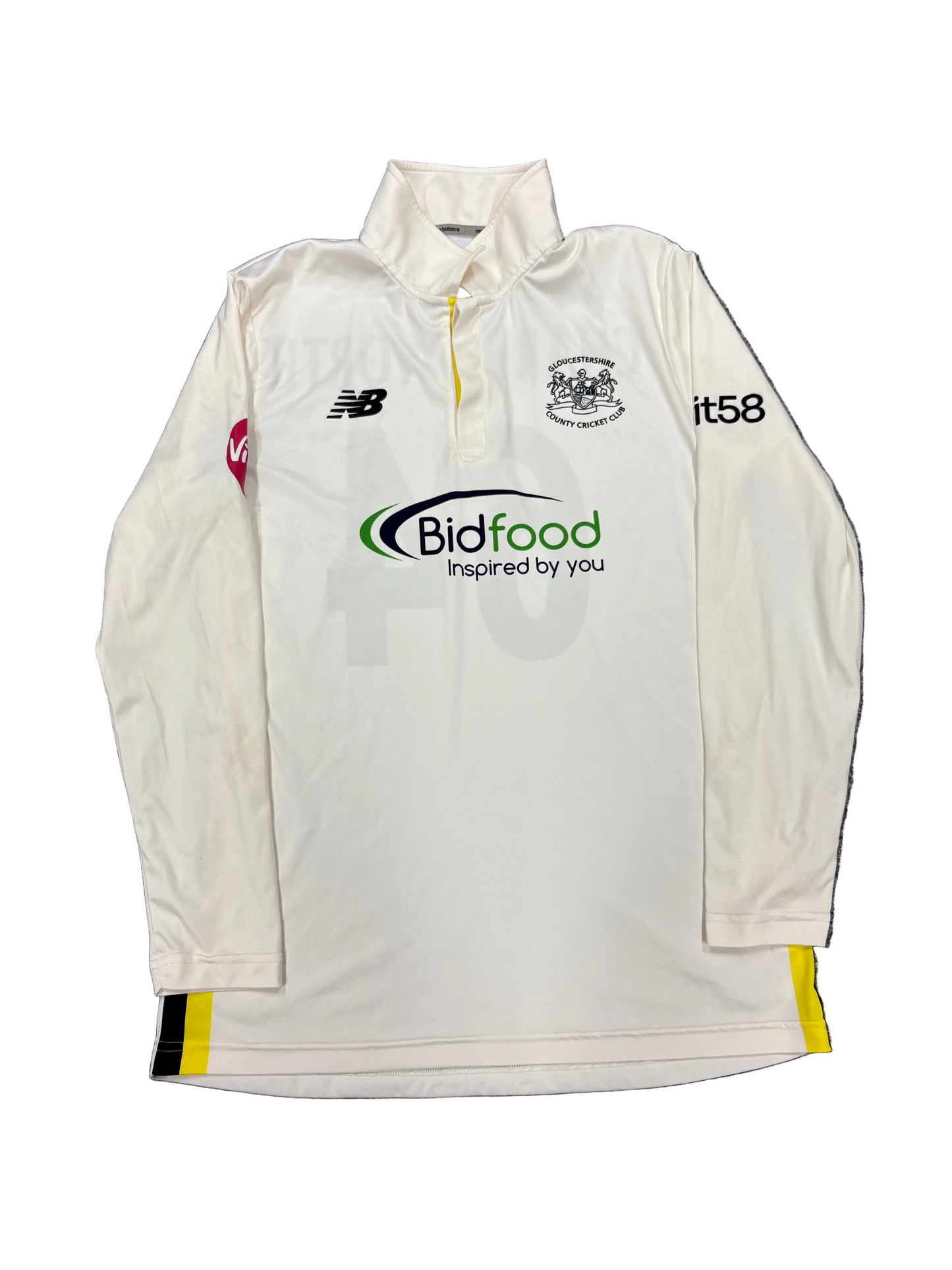 Ben Charlesworth Gloucestershire 2024 County Championship Match Worn LS Playing Shirt
