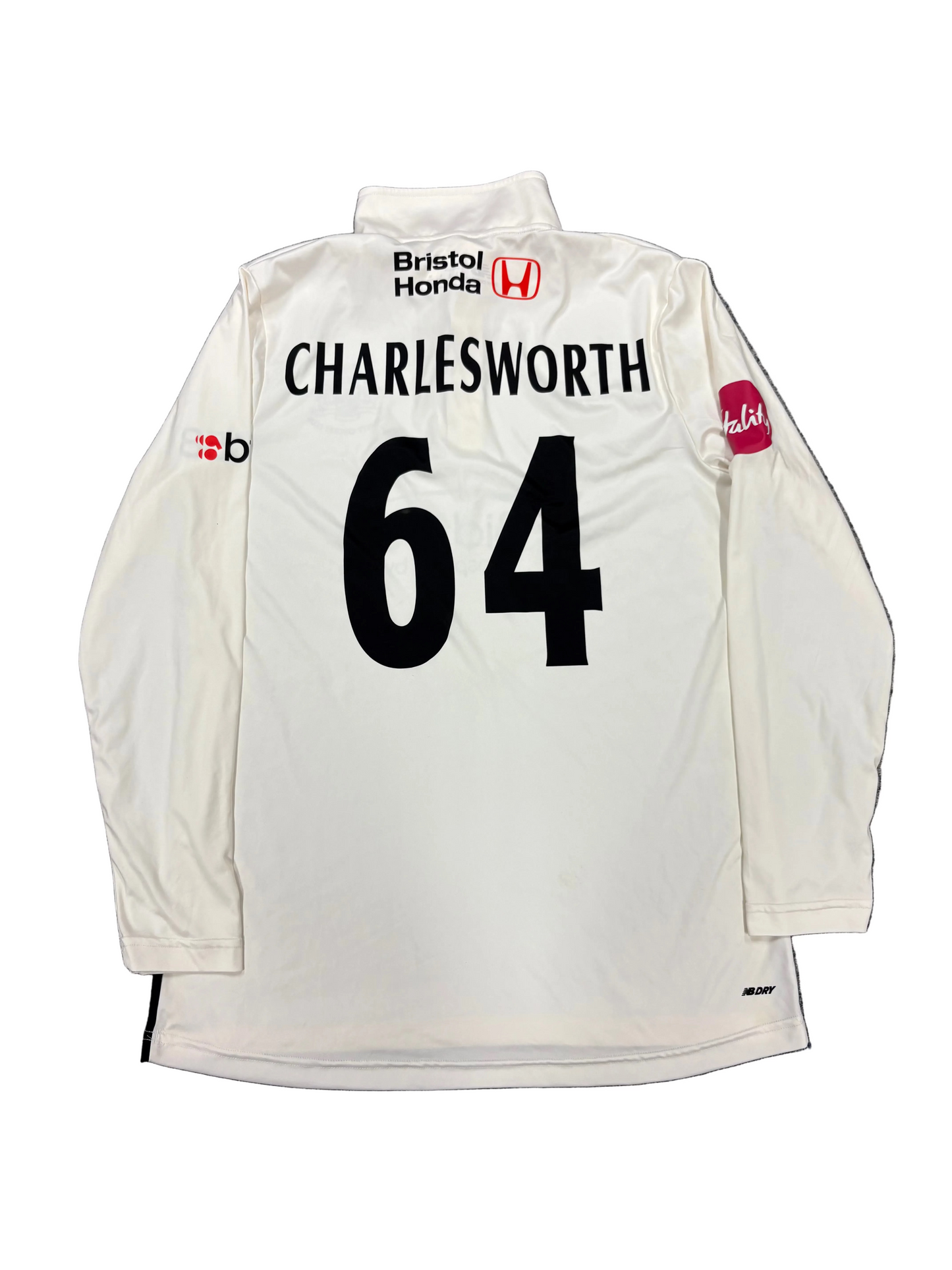 Ben Charlesworth Gloucestershire 2024 County Championship Match Worn LS Playing Shirt