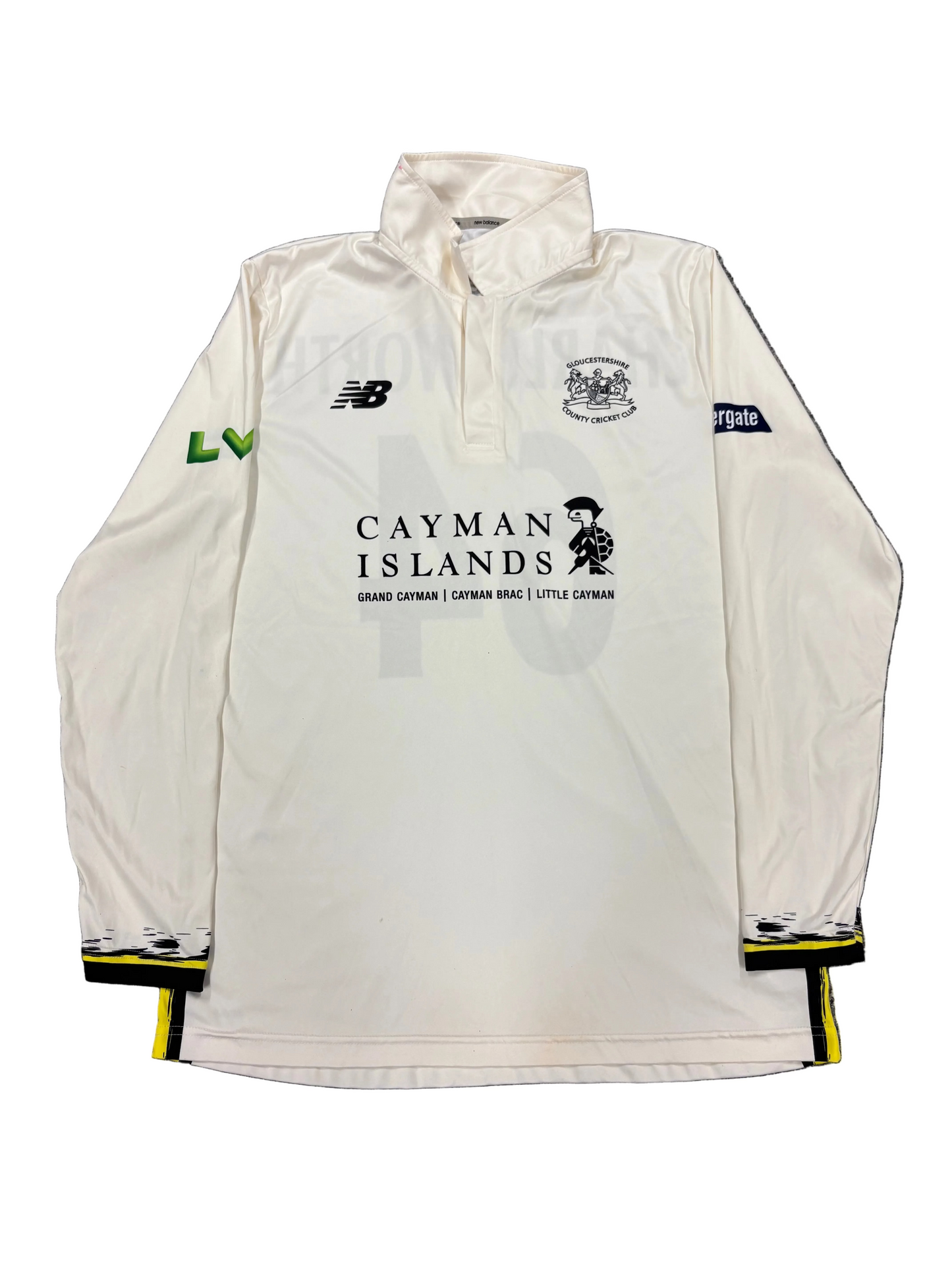 Ben Charlesworth Gloucestershire 2023 County Championship Match Worn LS Playing Shirt