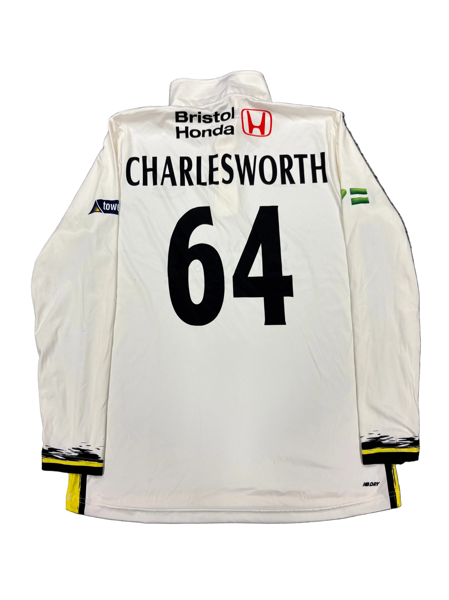 Ben Charlesworth Gloucestershire 2023 County Championship Match Worn LS Playing Shirt