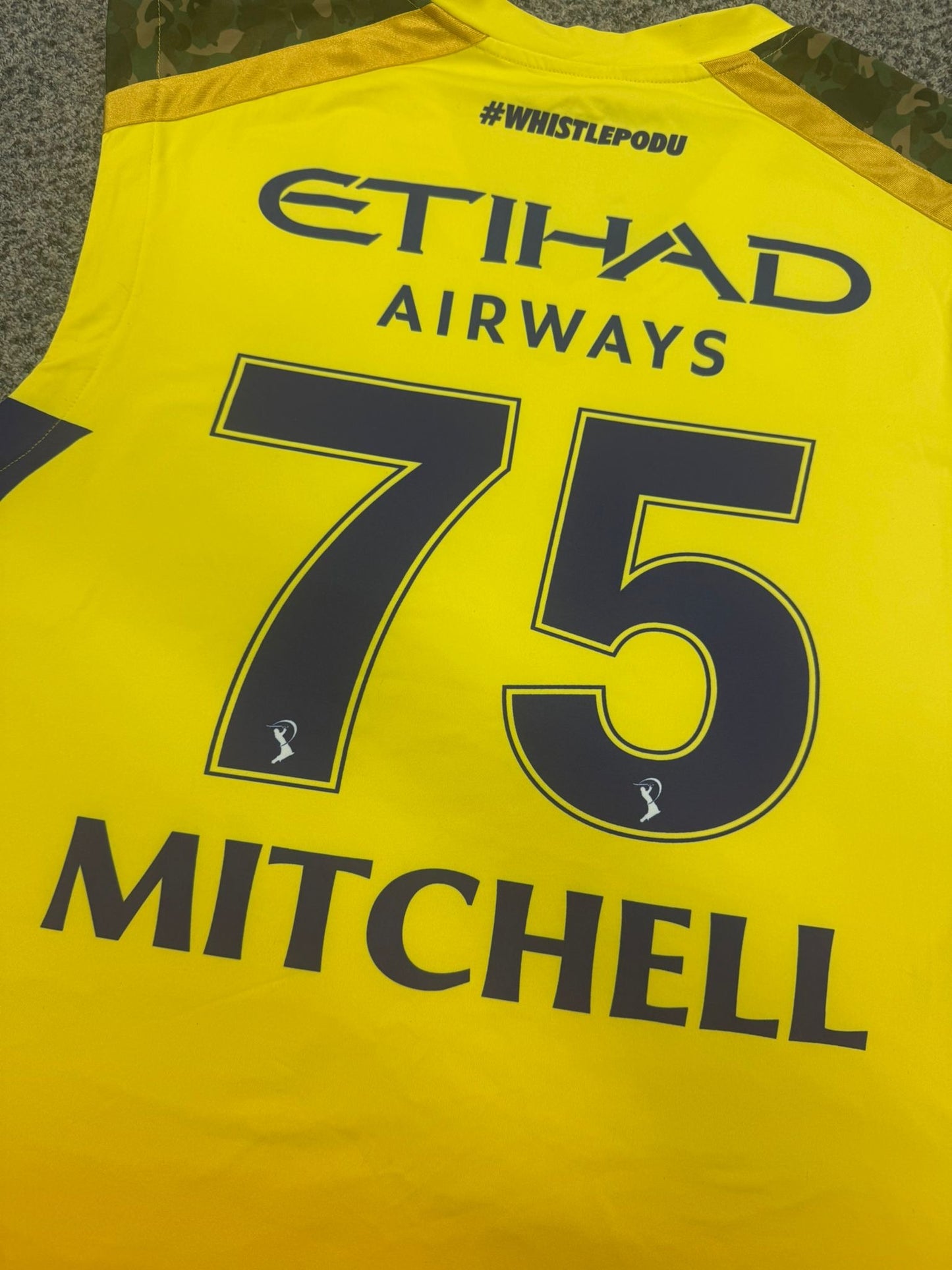 Daryl Mitchell Chennai Super Kings 2024 IPL Match Worn Playing Pullover