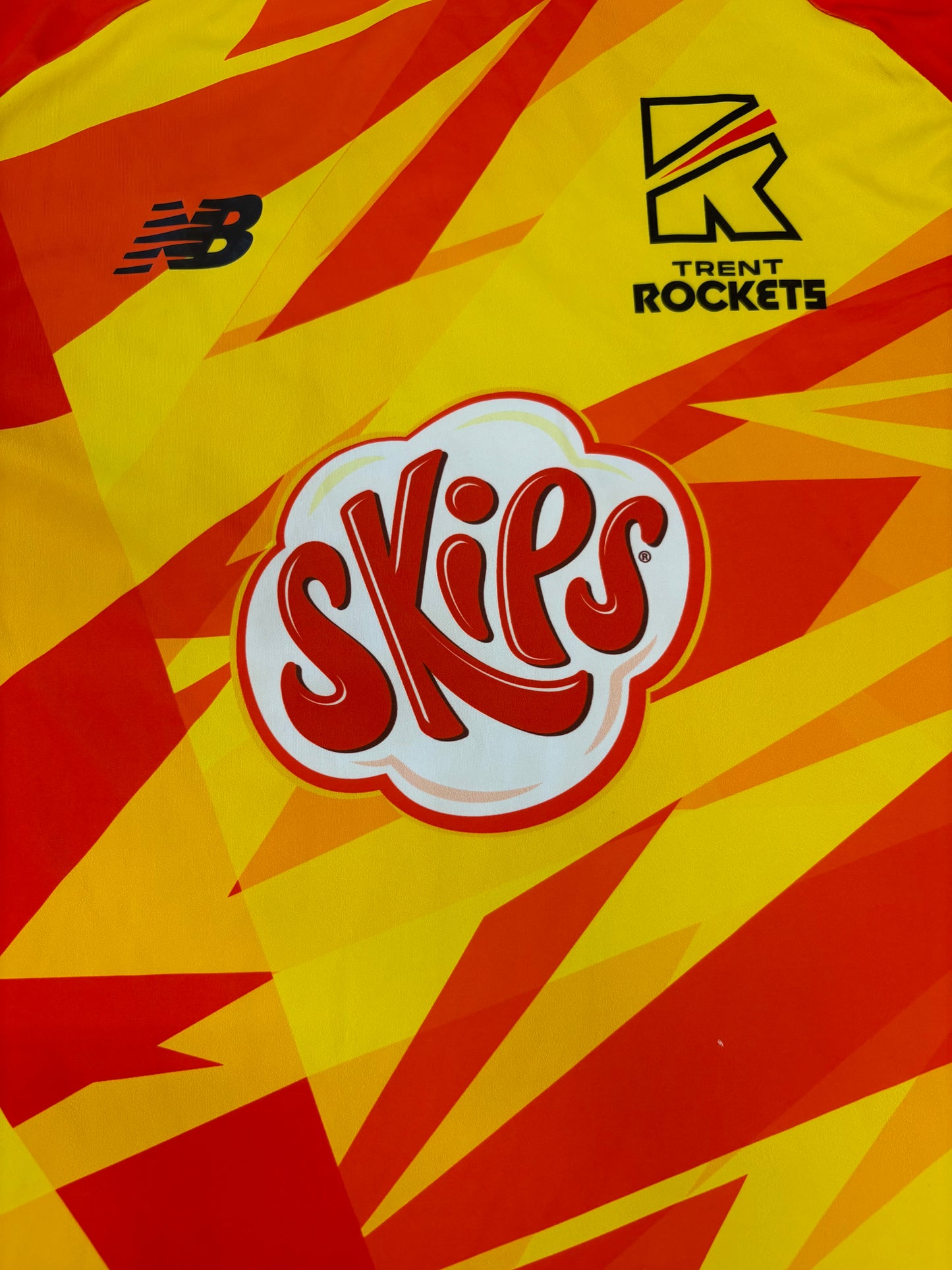 Sam Hain Trent Rockets 2025 Hundred Match Worn LS Playing Shirt