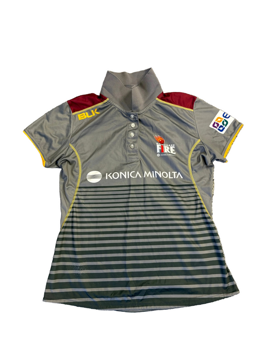 Queensland Fire Ladies Player Issue SS Training Polo