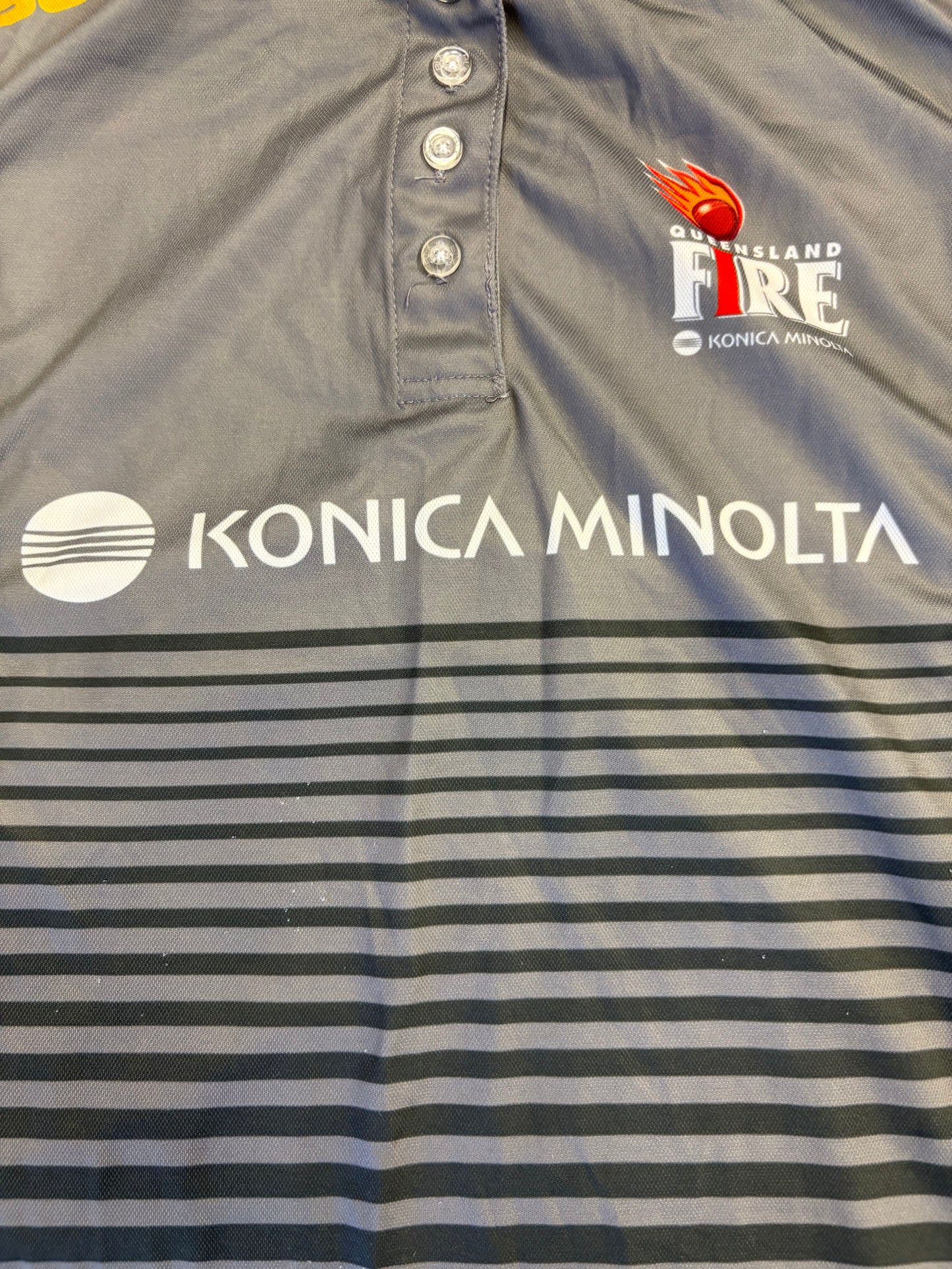 Queensland Fire Ladies Player Issue SS Training Polo
