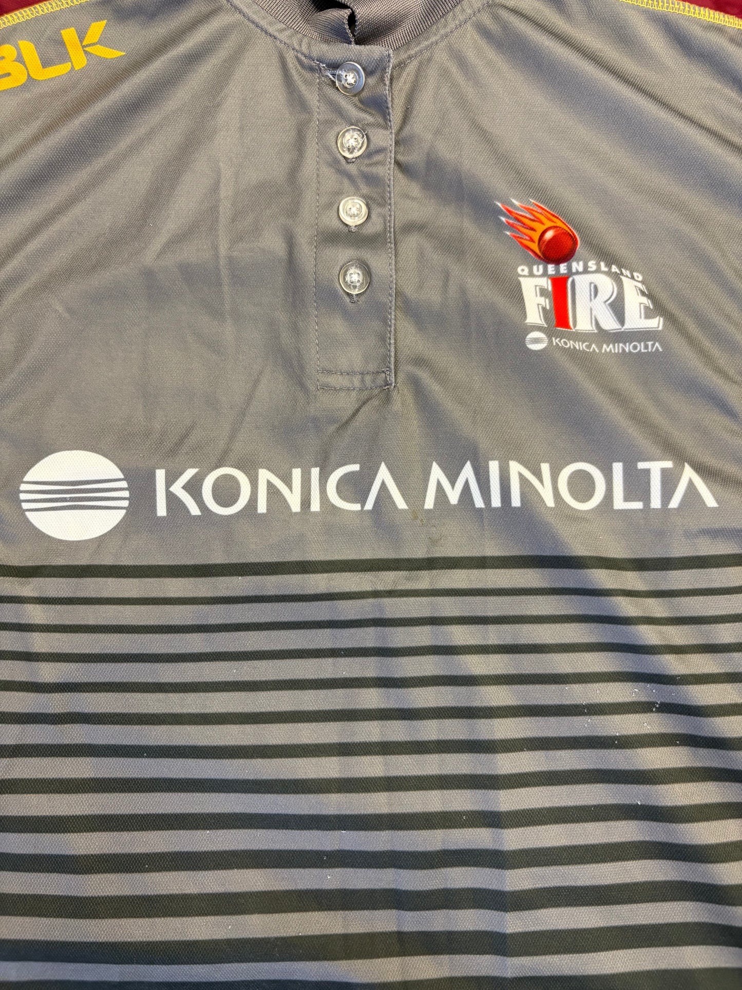 Queensland Fire Ladies Player Issue SS Training Polo