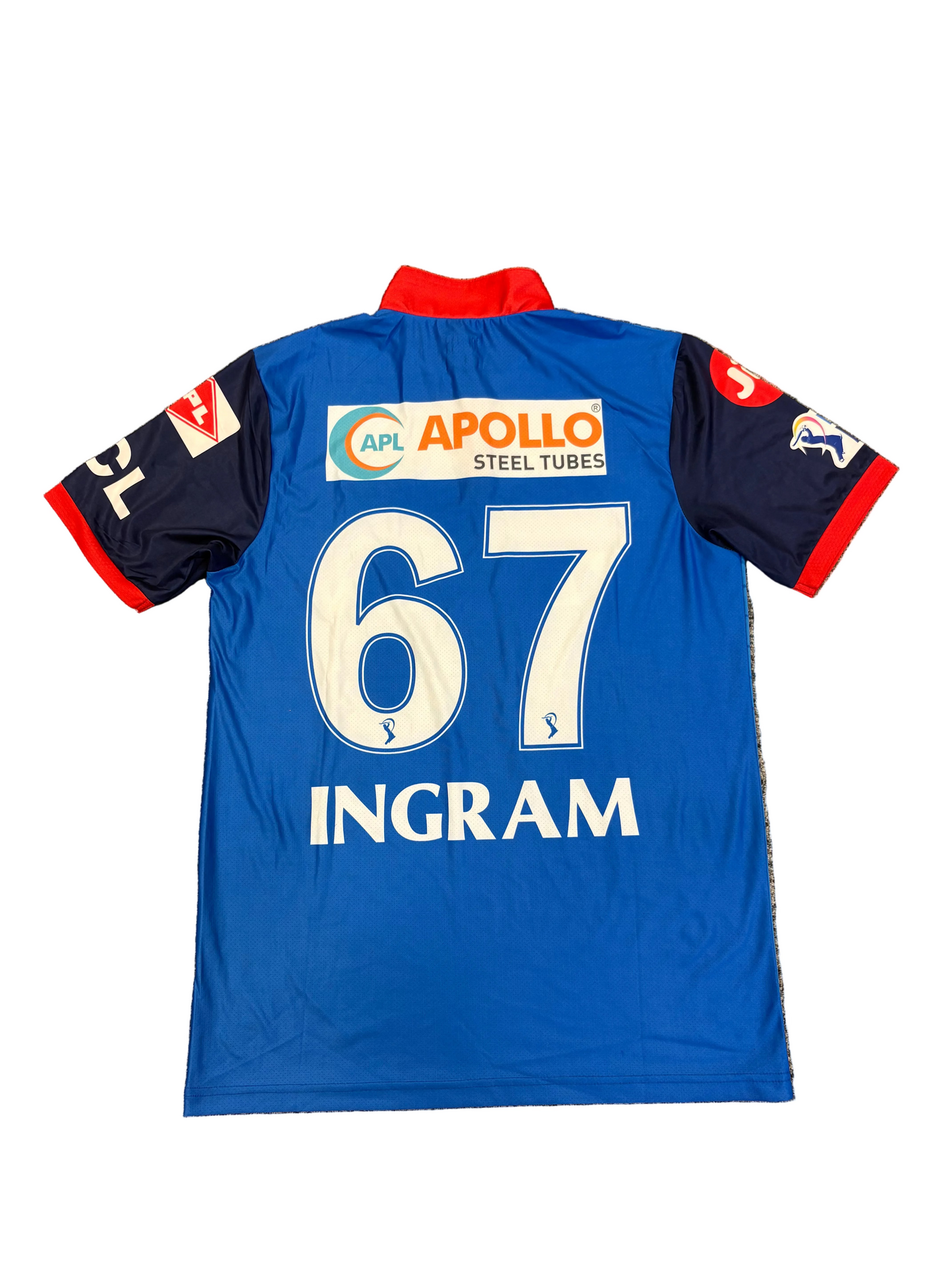 Colin Ingram Delhi Capitals 2019 IPL Match Worn SS Playing Shirt