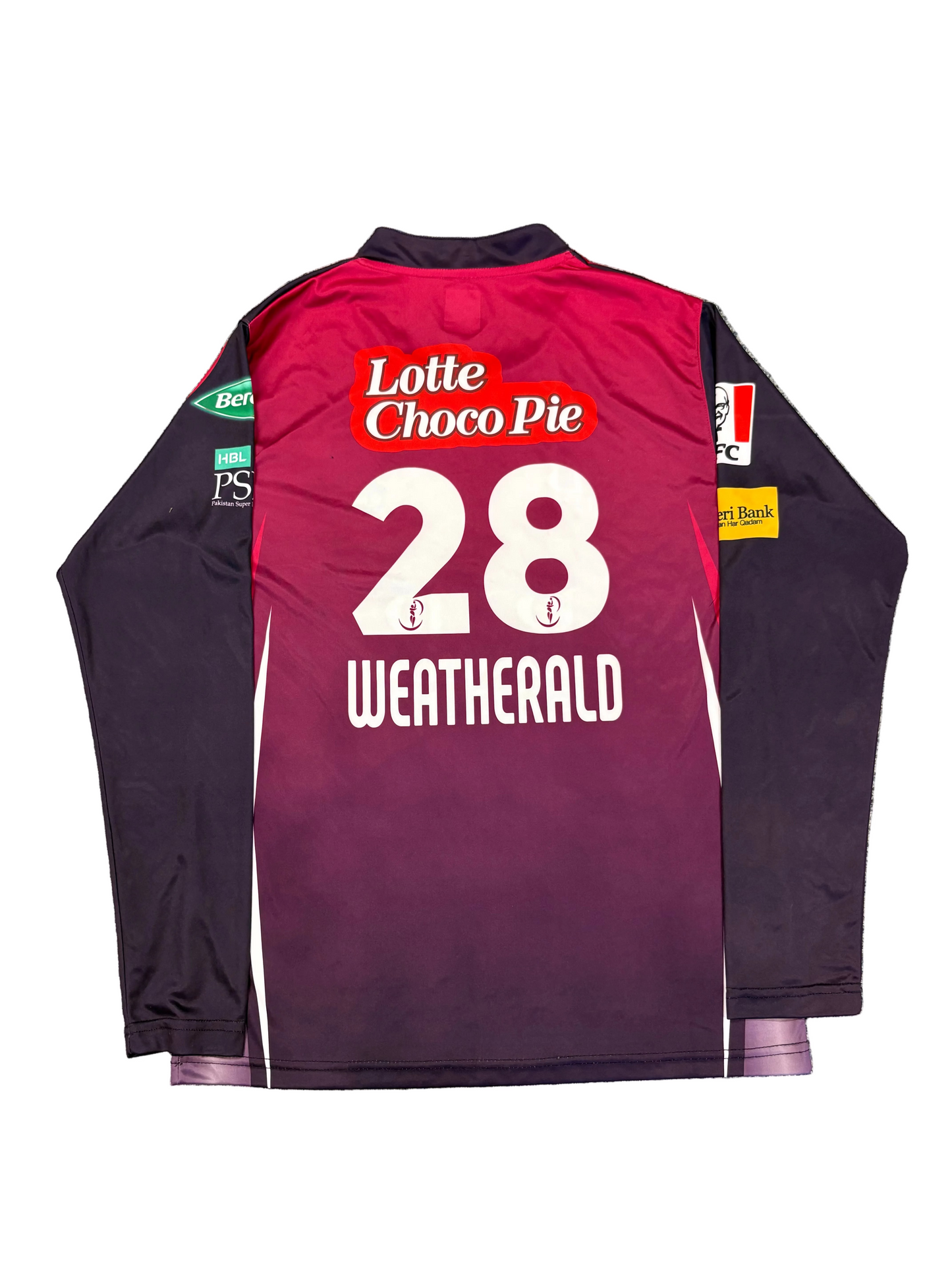 Jake Weatherald Quetta Gladiators 2021 PSL Player Issue LS Training T-Shirt