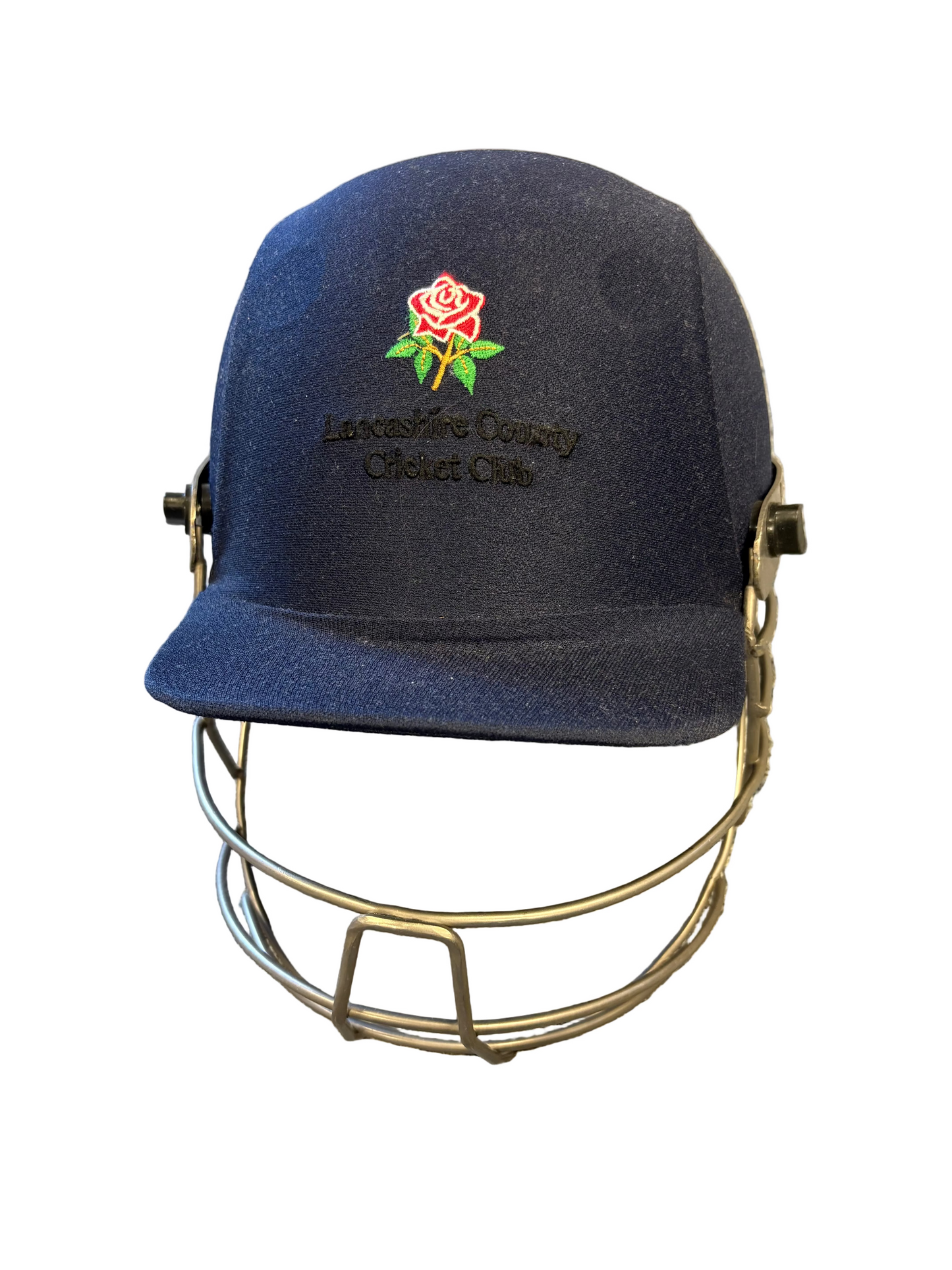 Lancashire Retro Gray Nics Cricket Helmet