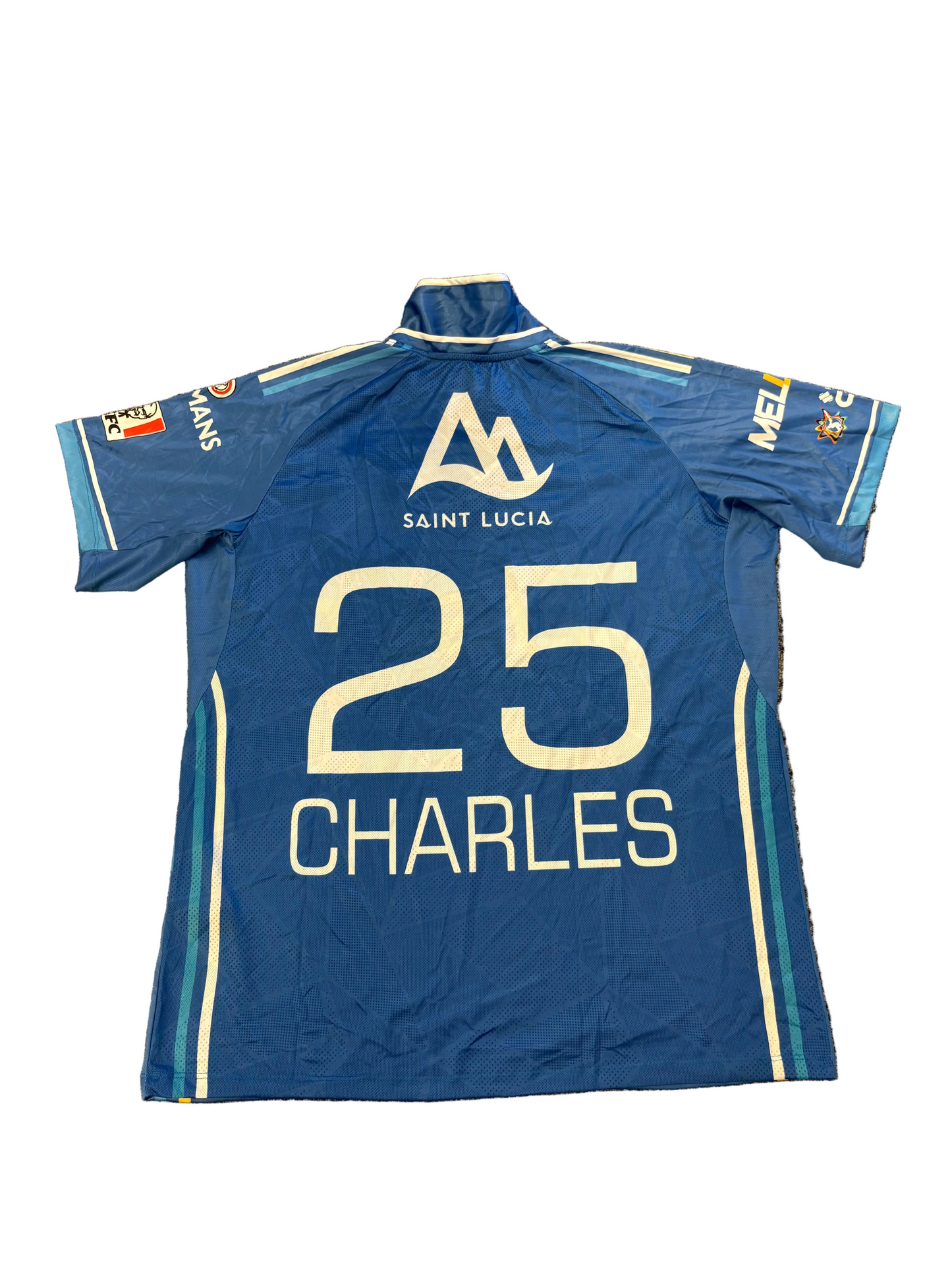 Johnson Charles St Lucia Kings 2025 CPL Match Worn SS Playing Shirt
