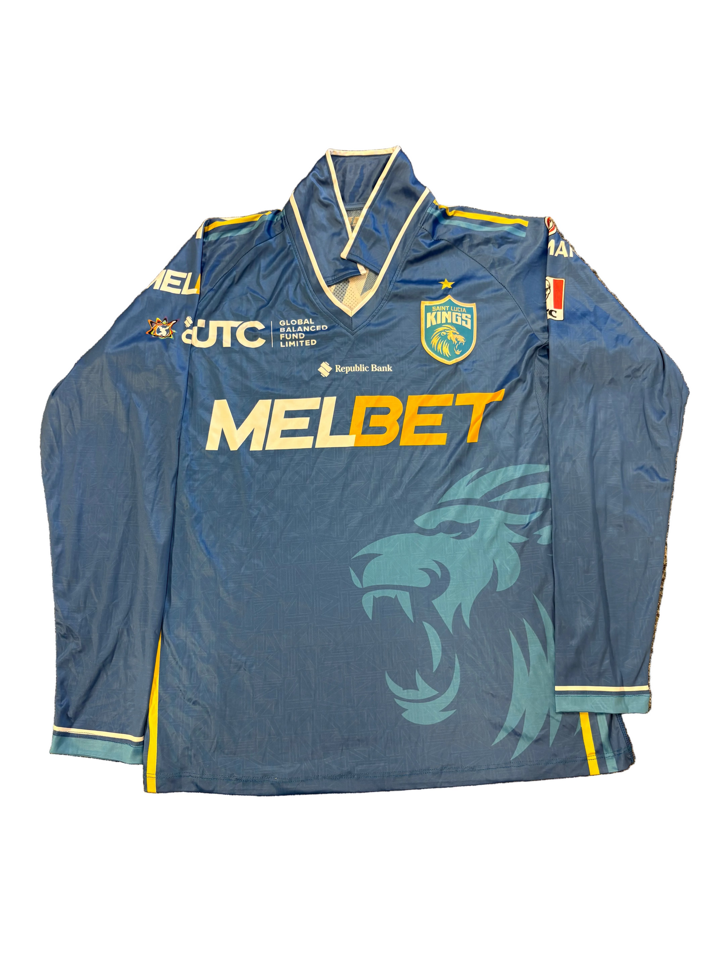 Javelle Glenn St Lucia Kings 2025 CPL Match Worn LS Playing Shirt