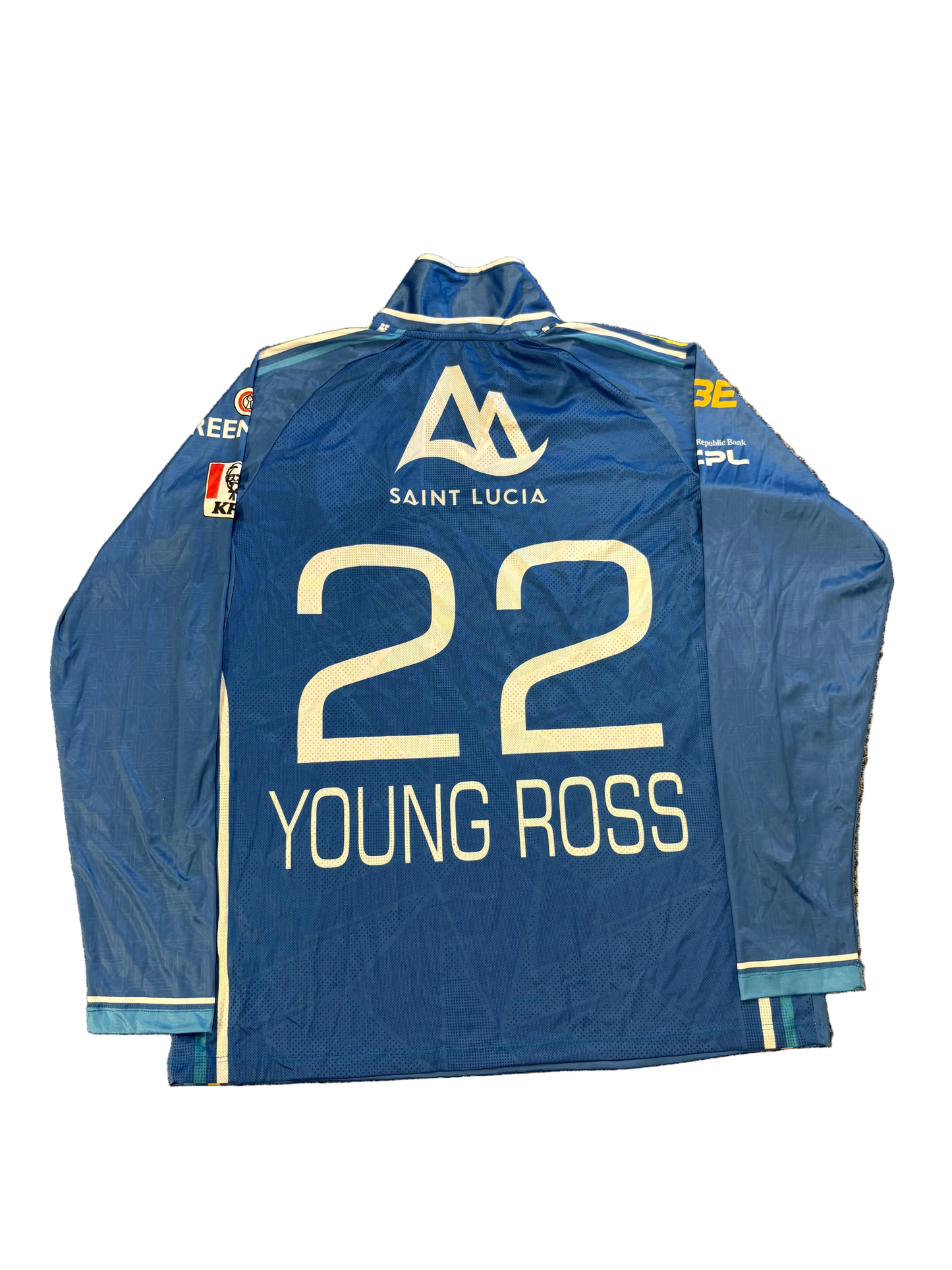 Roston Chase St Lucia Kings 2025 CPL Match Worn LS Playing Shirt
