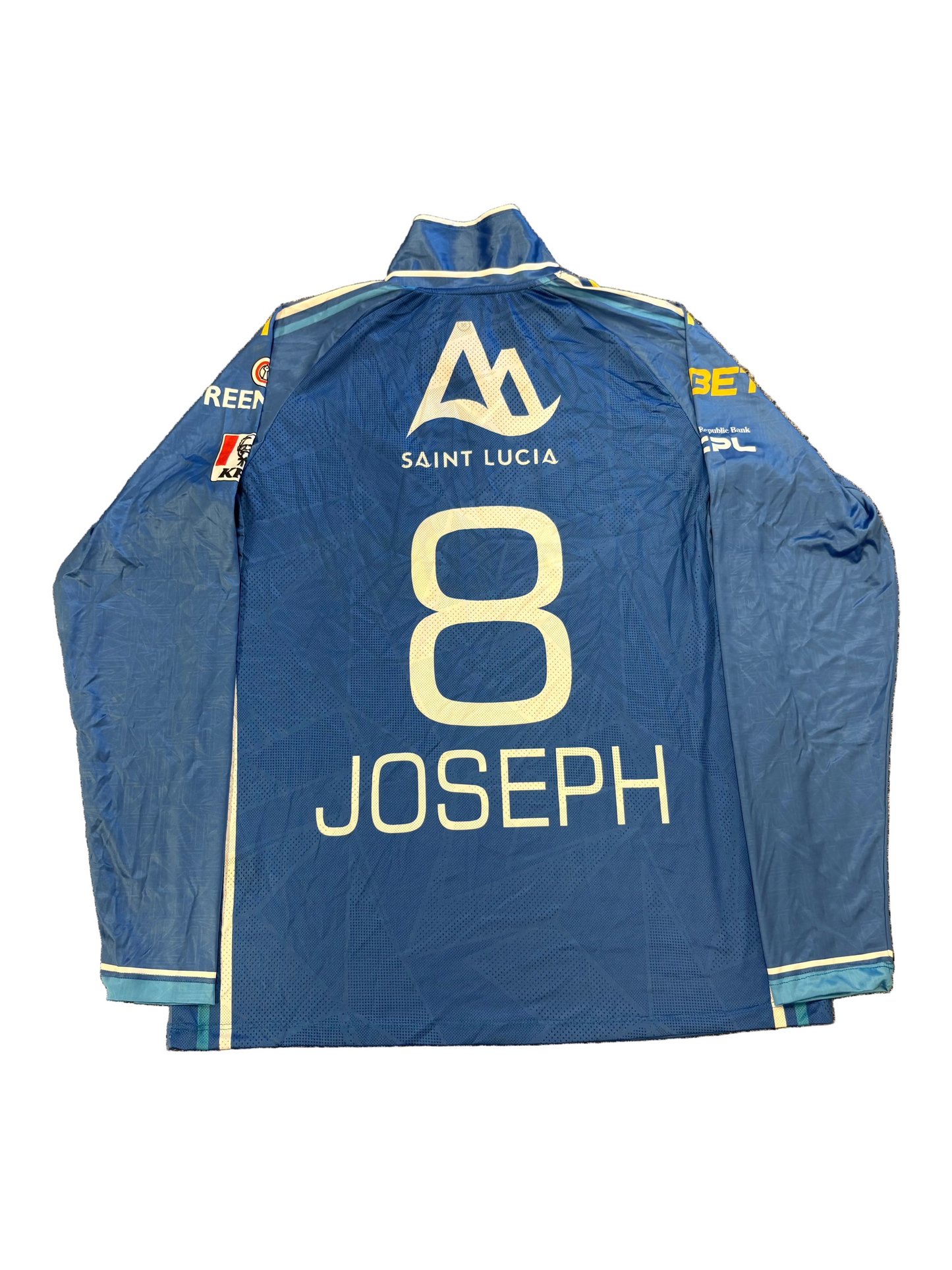 Alzarri Joseph St Lucia Kings 2025 CPL Match Issue LS Playing Shirt