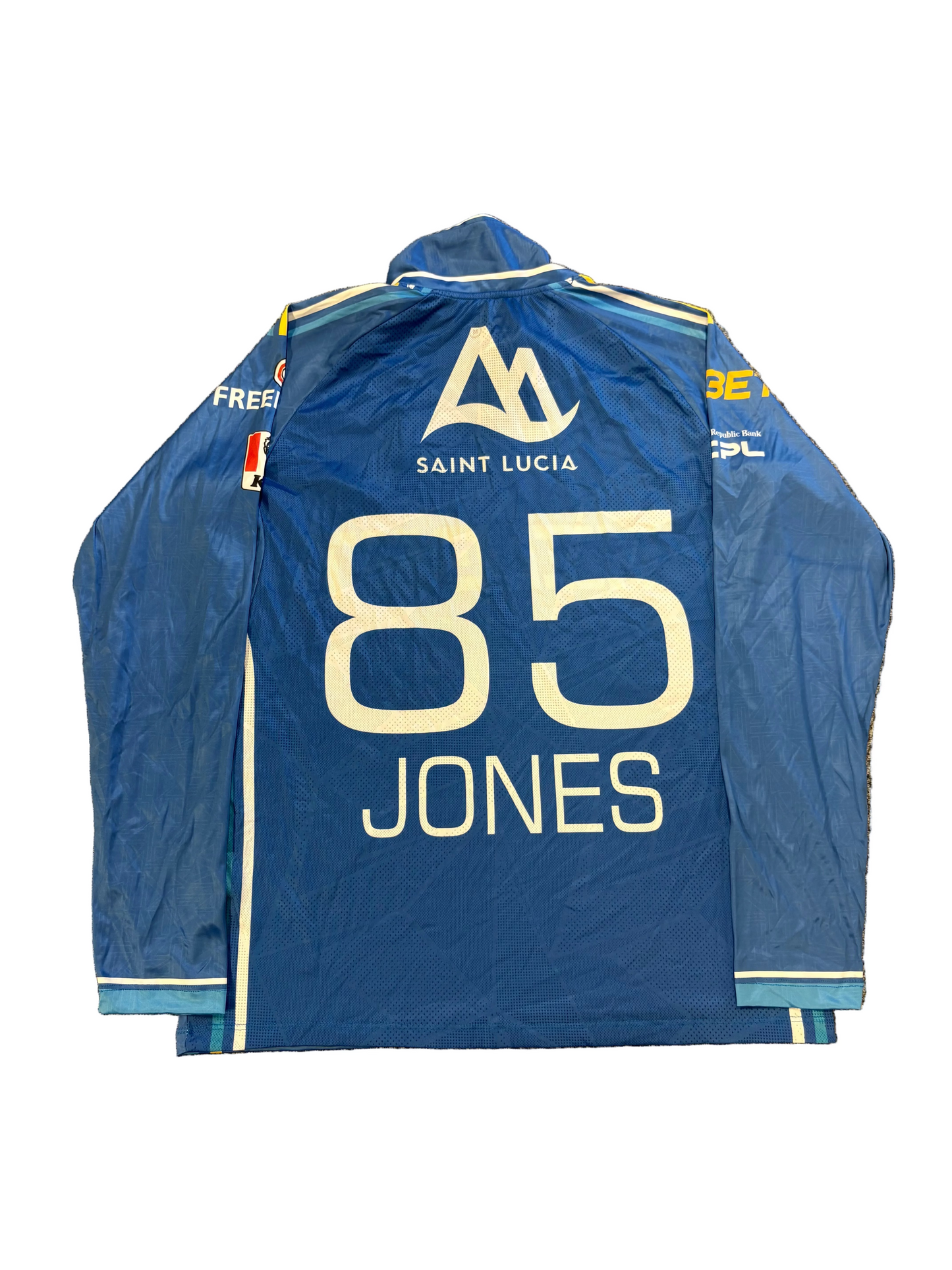 Aaron Jones St Lucia Kings 2025 CPL Match Worn LS Playing Shirt