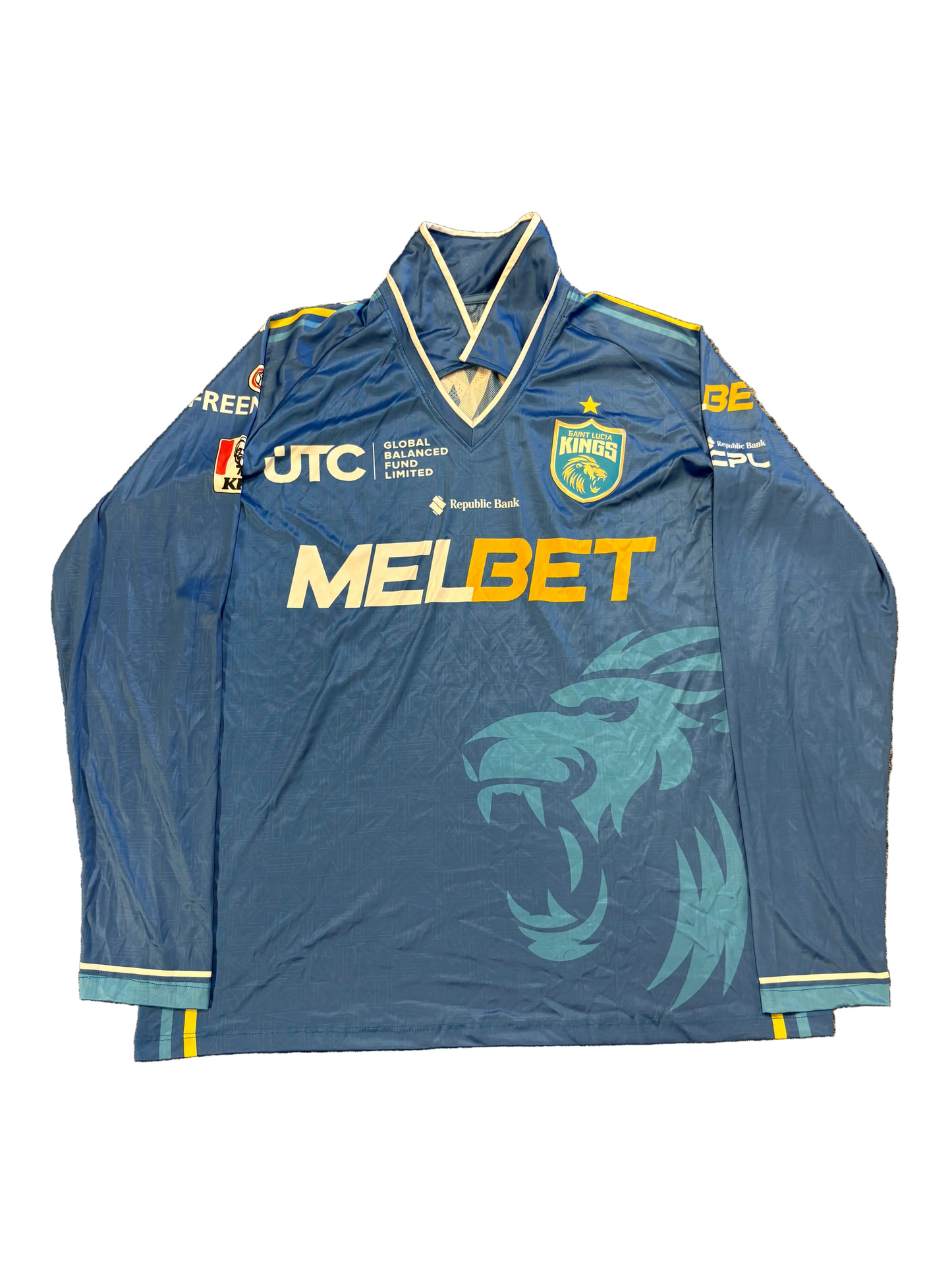 Roston Chase St Lucia Kings 2025 CPL Match Worn LS Playing Shirt
