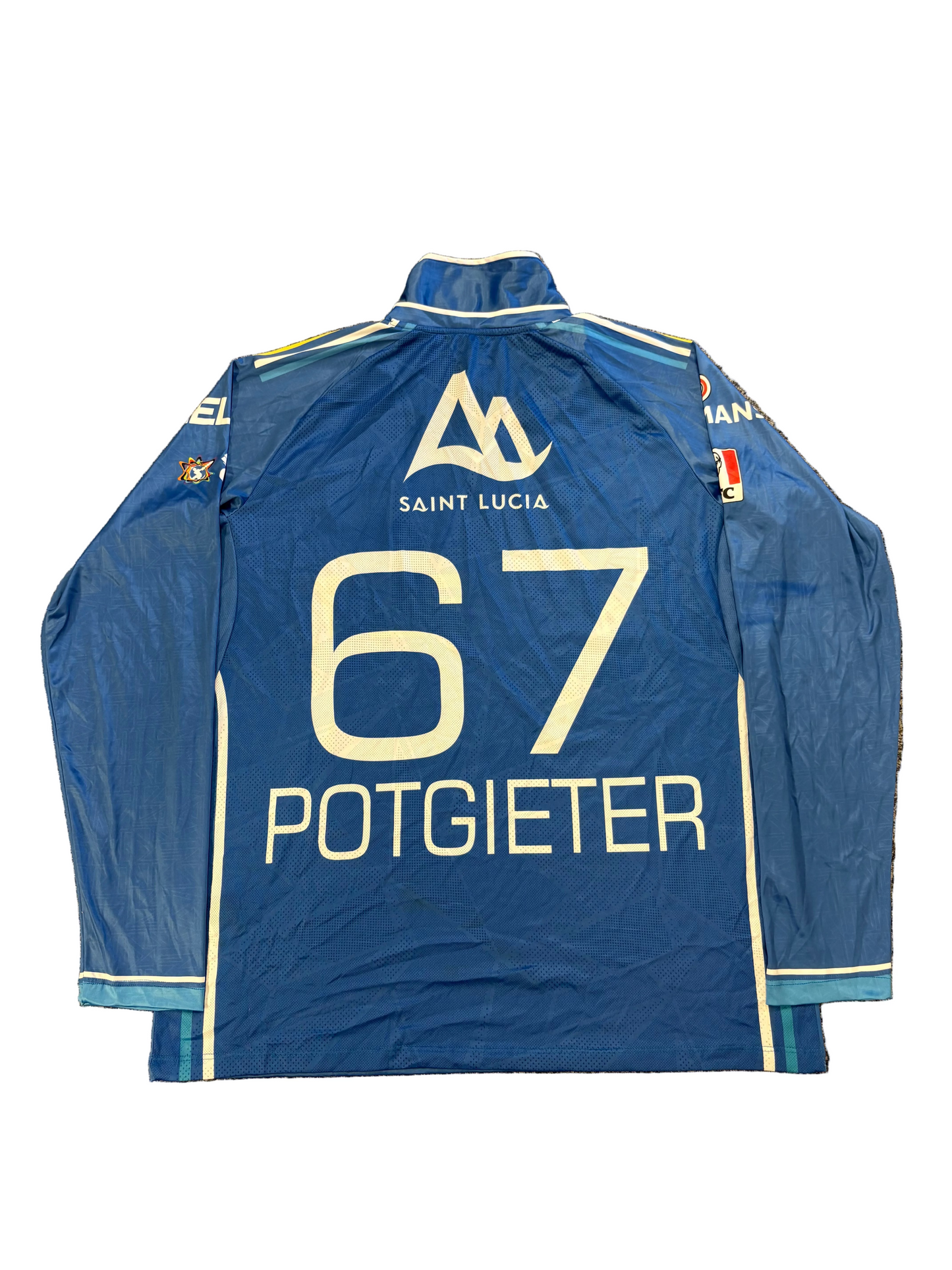 Delano Potgieter St Lucia Kings 2025 CPL Match Worn LS Playing Shirt