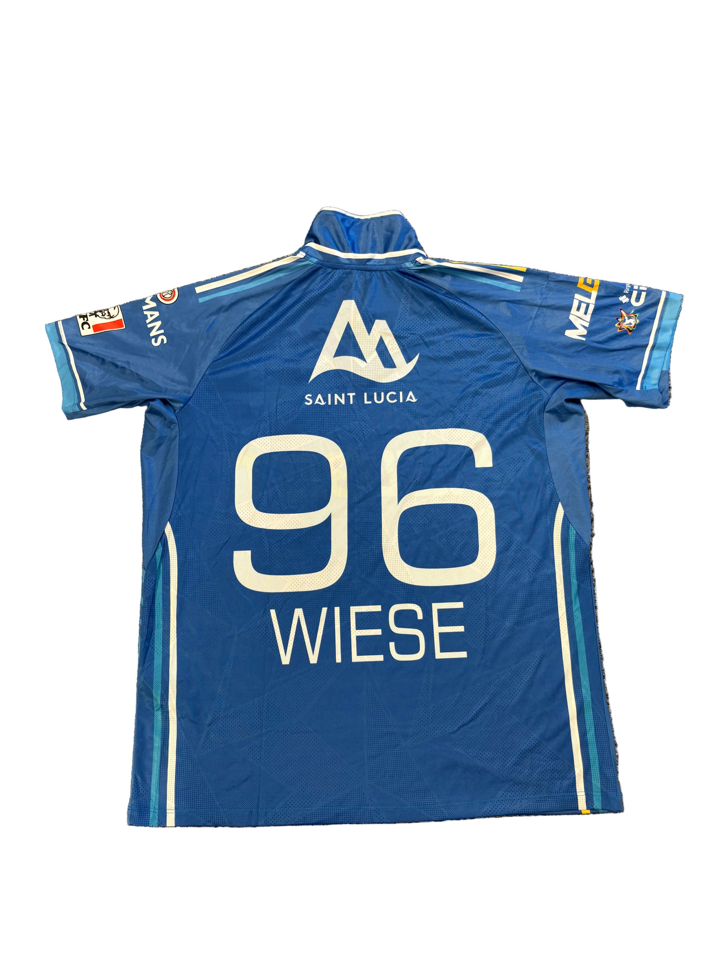 David Wiese St Lucia Kings 2025 CPL Match Worn SS Playing Shirt