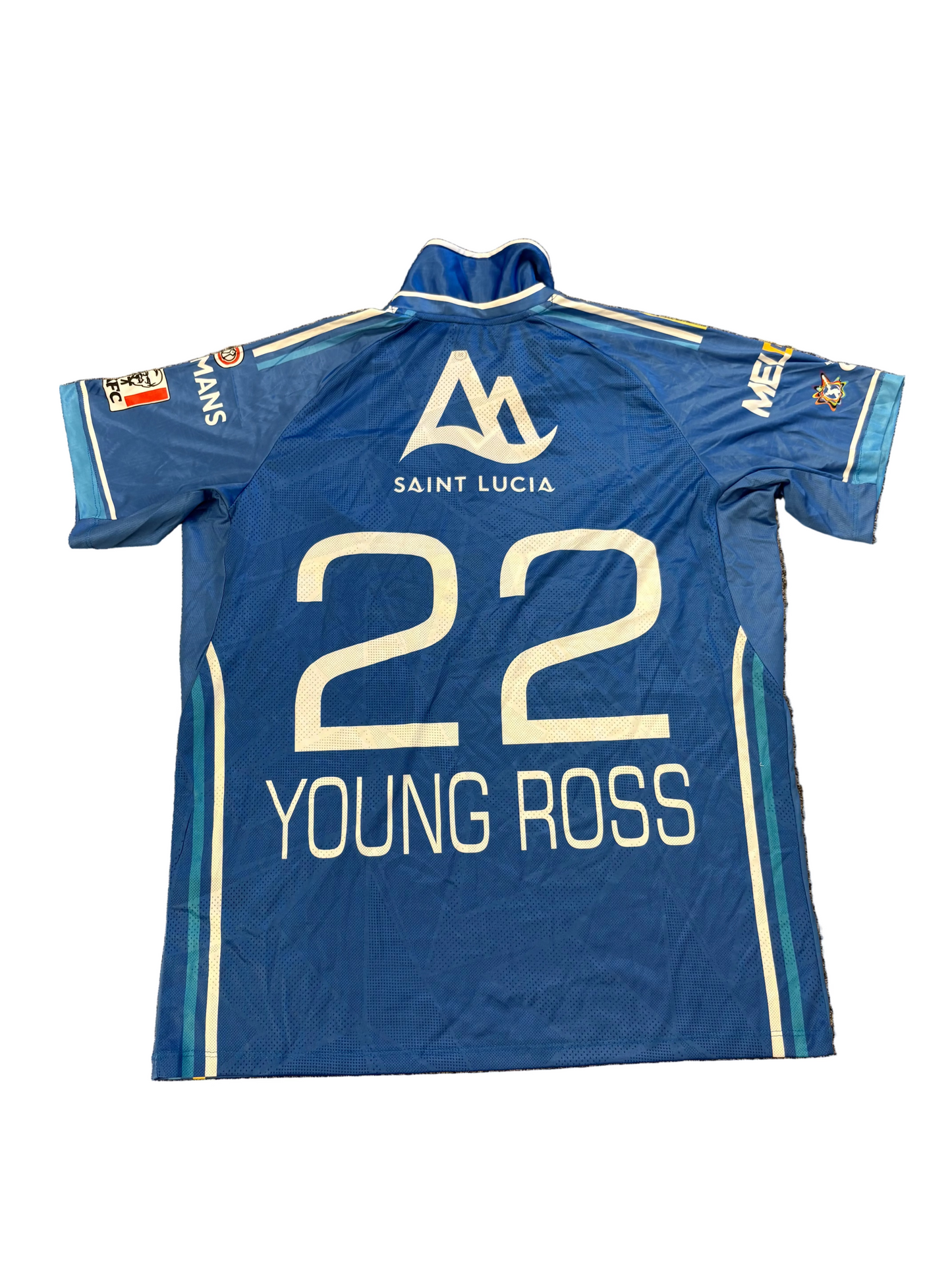 Roston Chase St Lucia Kings 2025 CPL Match Worn SS Playing Shirt