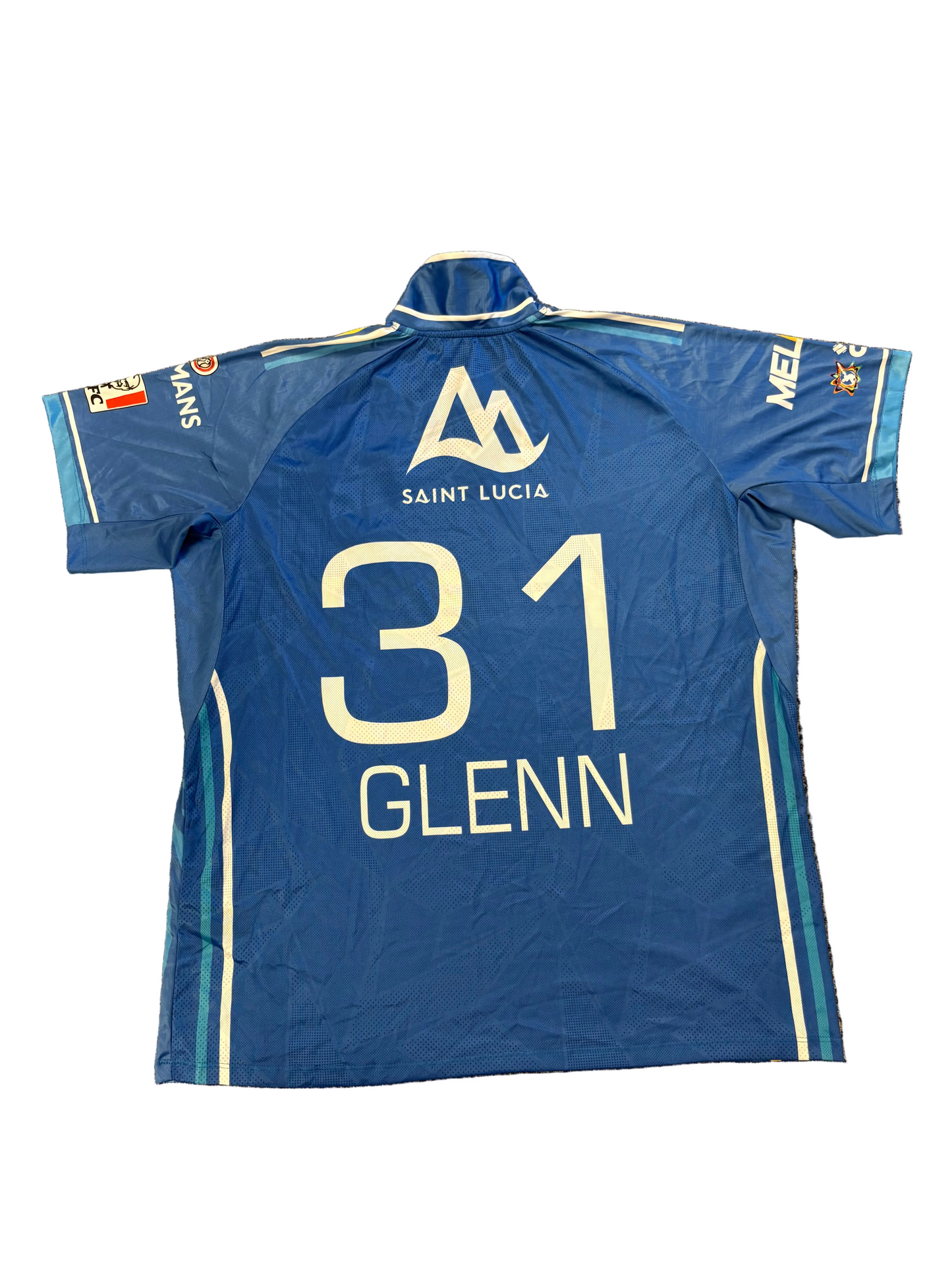 Javelle Glenn St Lucia Kings 2025 CPL Match Worn SS Playing Shirt