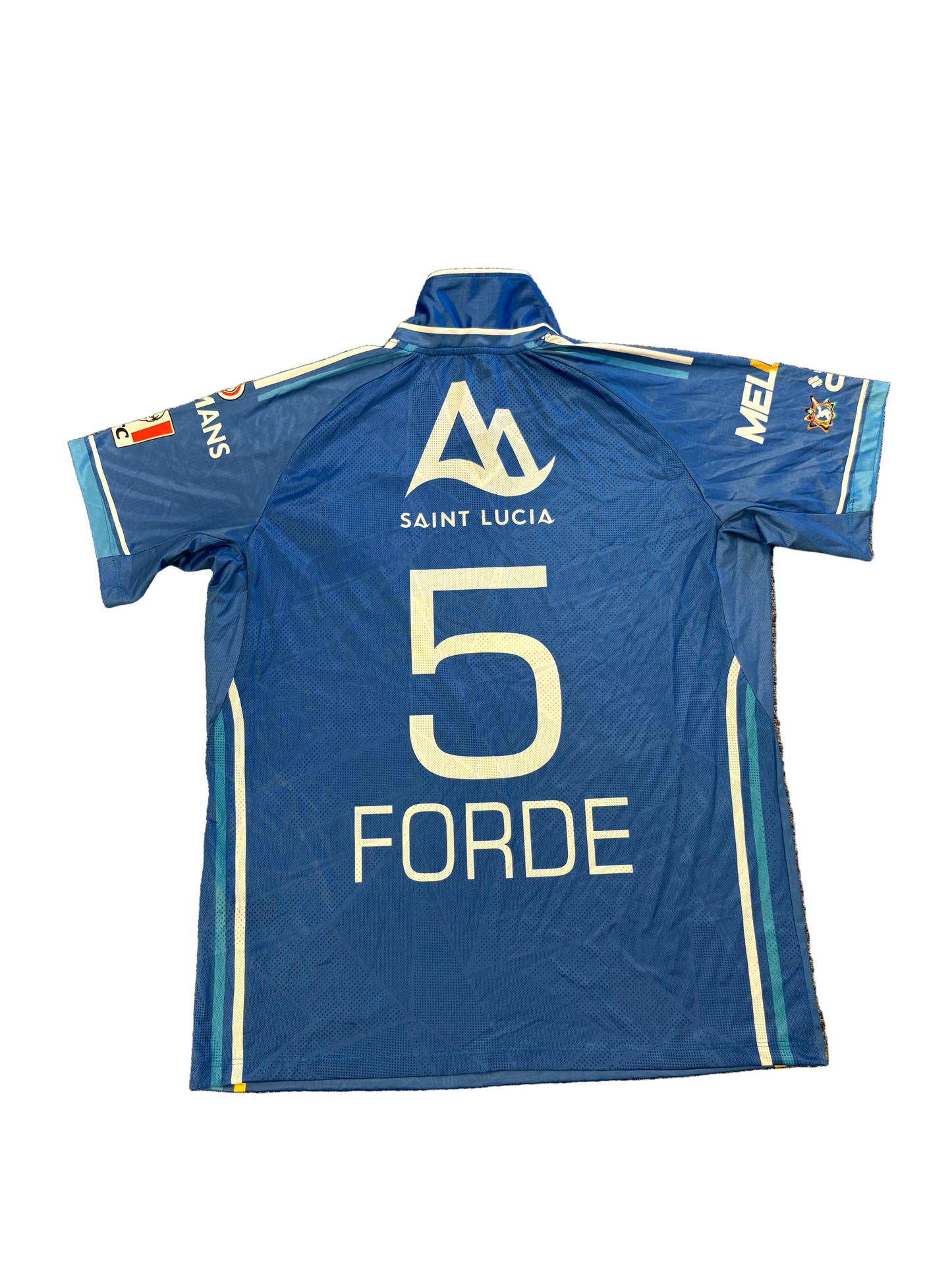 Matthew Forde St Lucia Kings 2025 CPL Match Worn SS Playing Shirt
