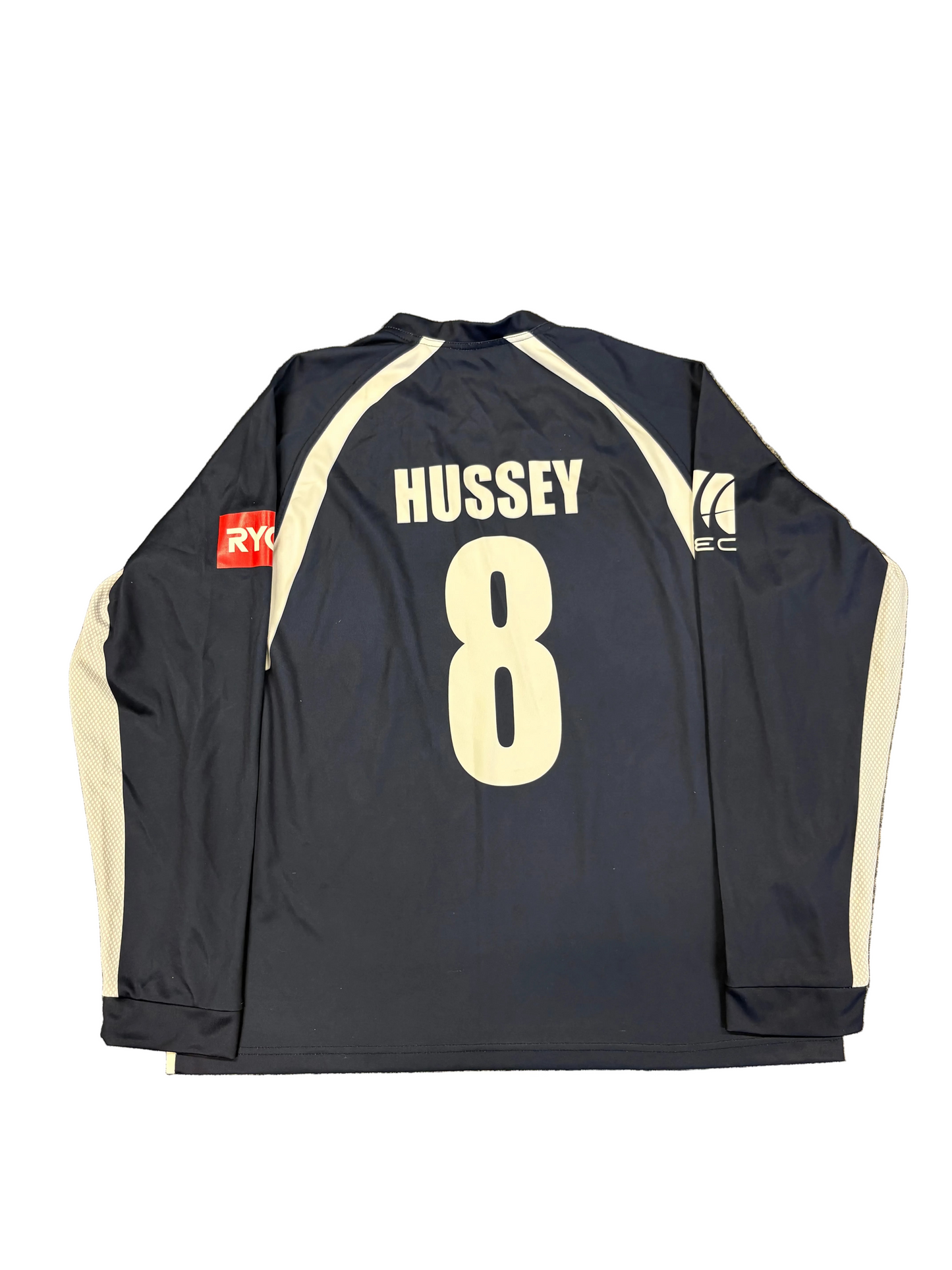 David Hussey Victoria Bushrangers One Day Cup Match Worn LS Playing Jumper