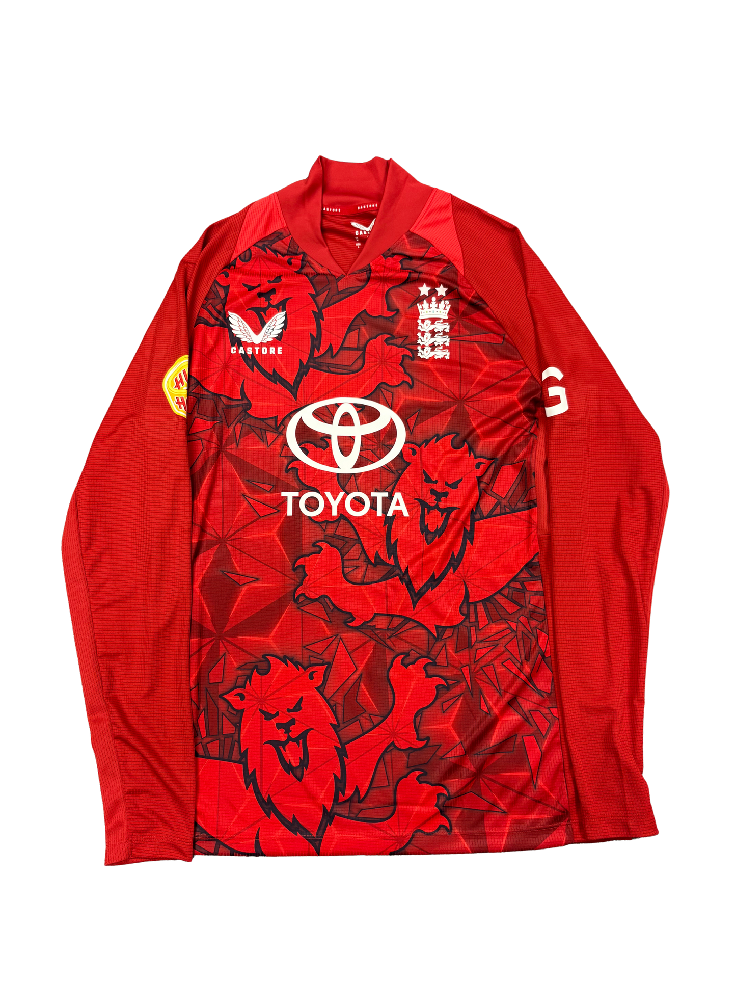 Jacob Bethell England 2025 T20 Match Worn LS Playing Shirt