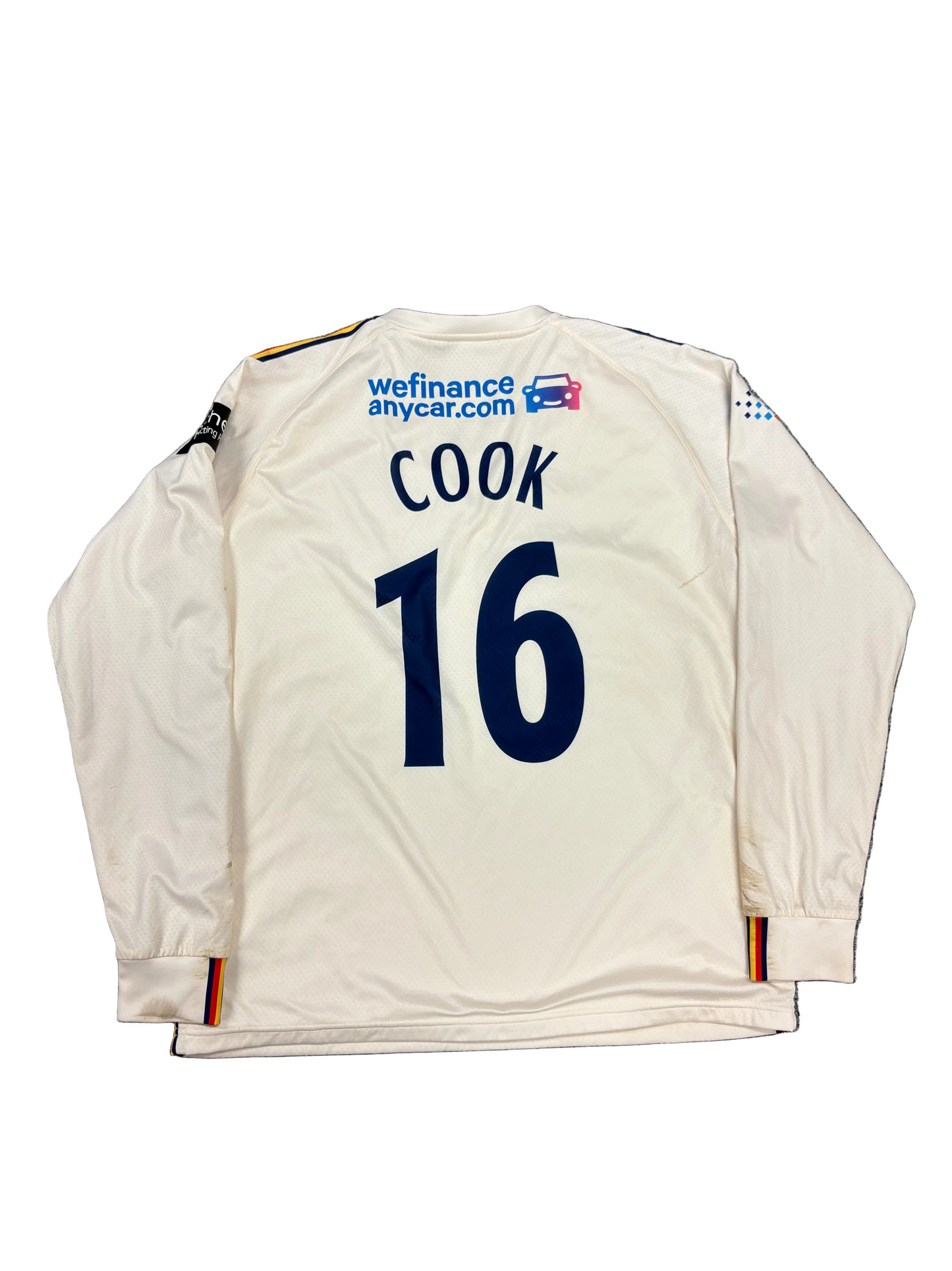 Sam Cook Essex 2025 County Championship Match Worn LS Playing Jumper
