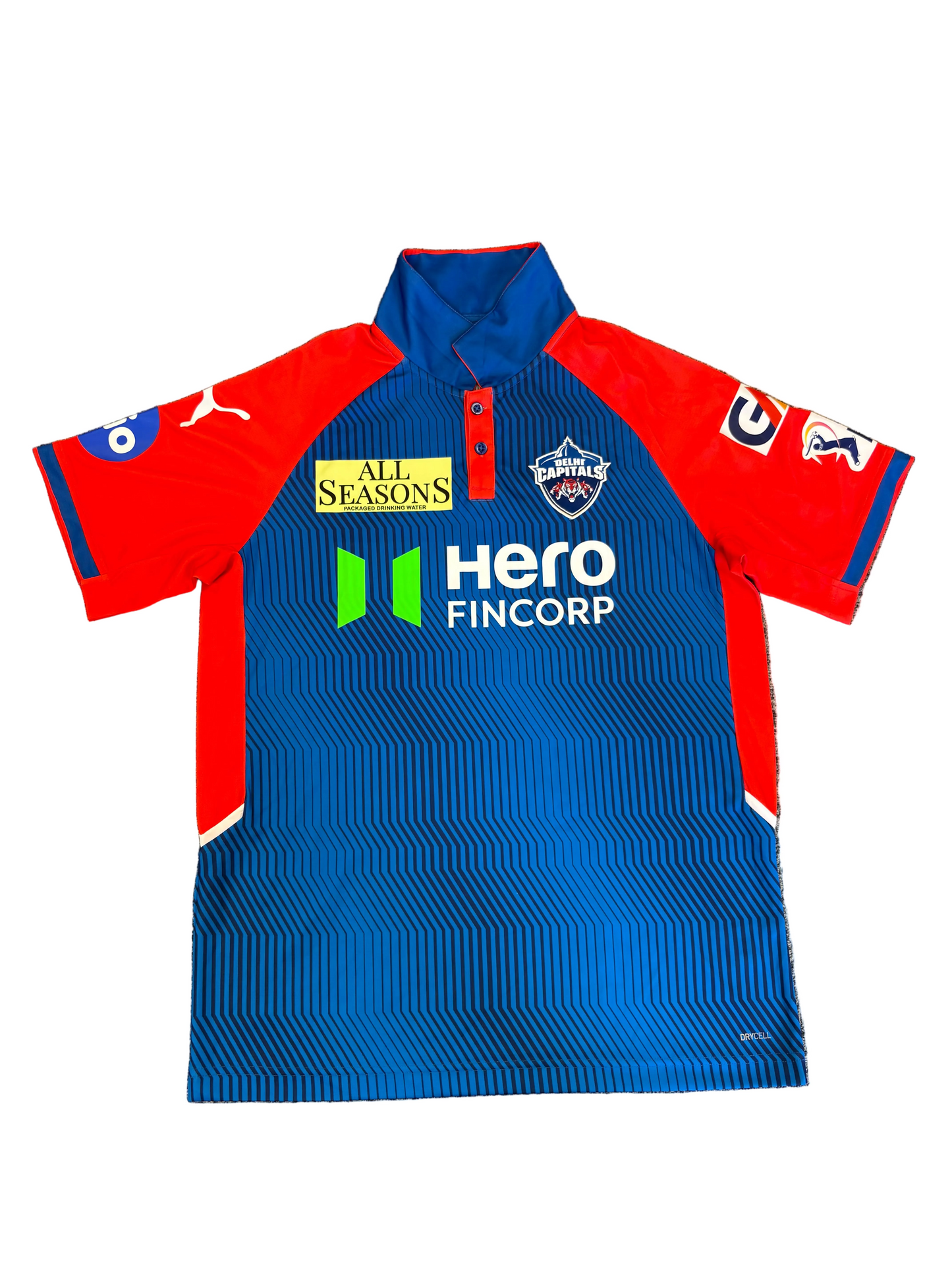 KL Rahul 2025 Delhi Capitals IPL Match Worn SS Playing Shirt