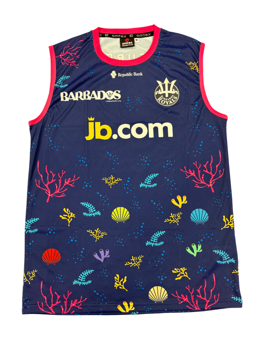 Barbados Royals 2025 CPL Player Issue Sleeveless Training Vest
