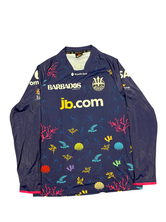 Barbados Royals 2025 CPL Player Issue LS Training T-Shirt