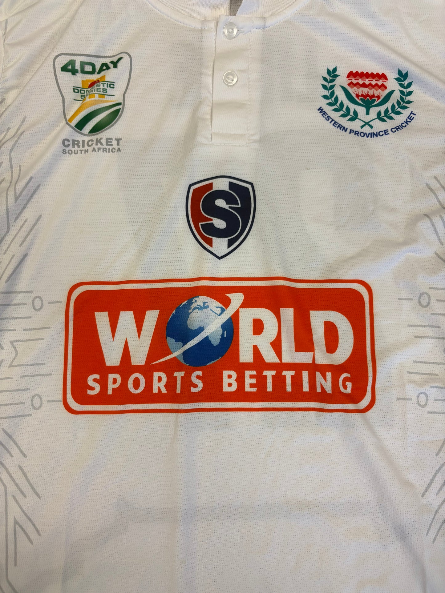 George Linde Western Province 2026 4DC Match Worn SS Playing Shirt