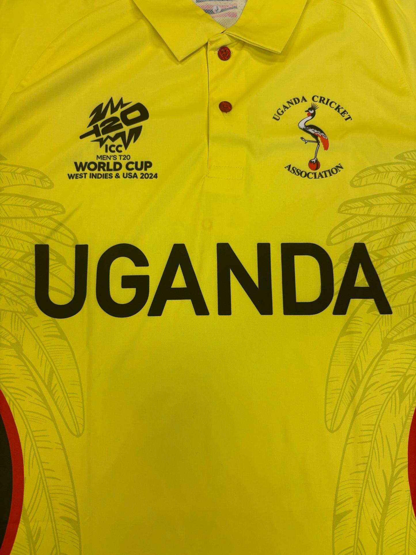 Uganda 2024 CWC Player Issue SS Playing Shirt