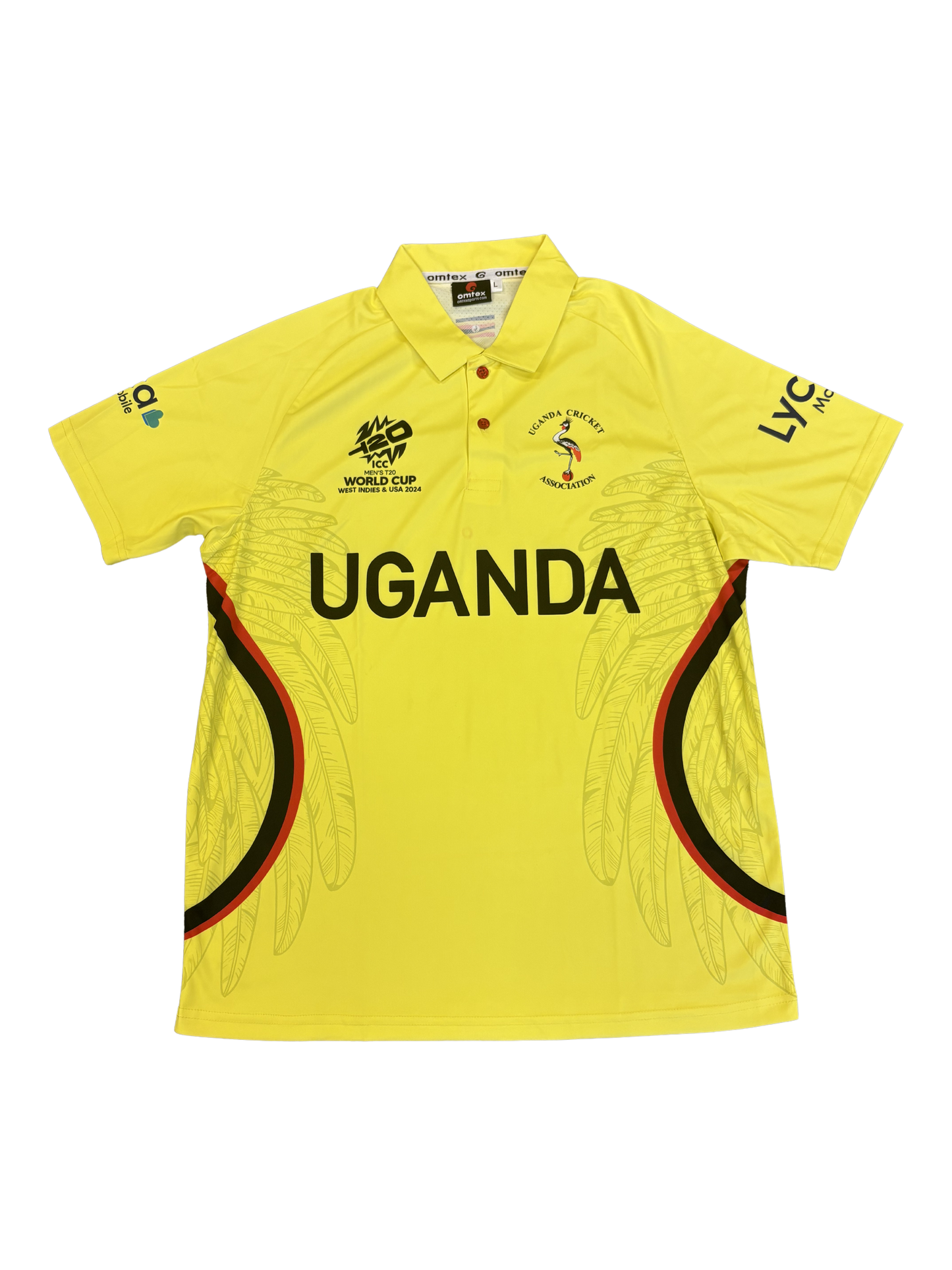 Uganda 2024 CWC Player Issue SS Playing Shirt