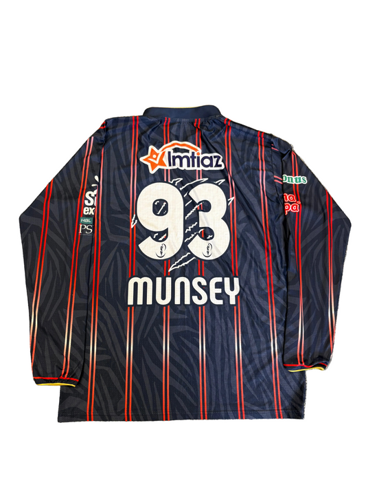 George Munsey Karachi Kings 2025 PSL Match Issue LS Playing Shirt