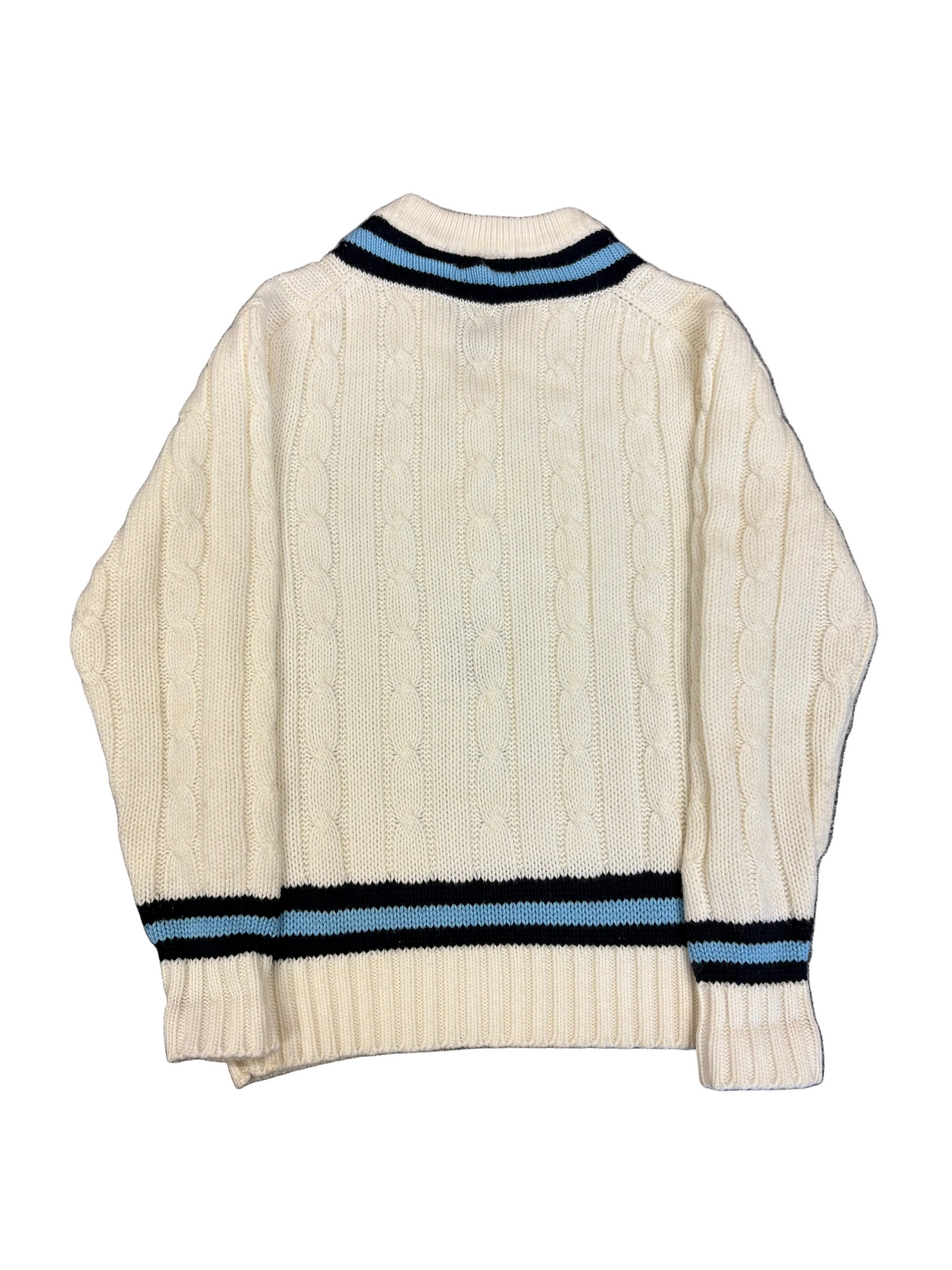 Yorkshire Schools Cricket Association Retro Players Cable Knit Playing Jumper