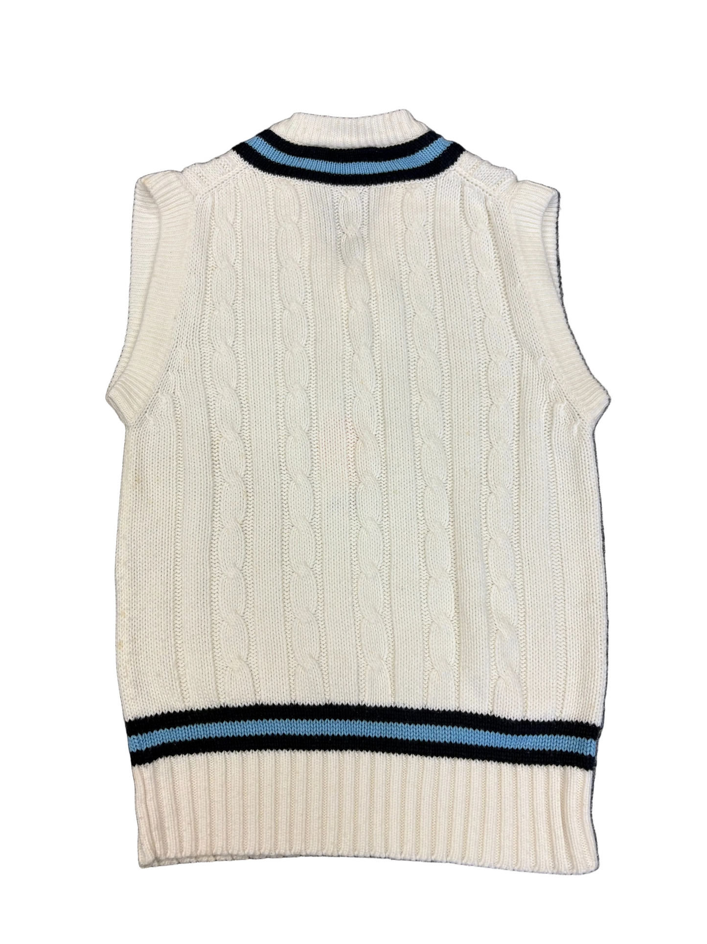 Yorkshire Cricket Academy Retro Players Cable Knit Playing Pullover