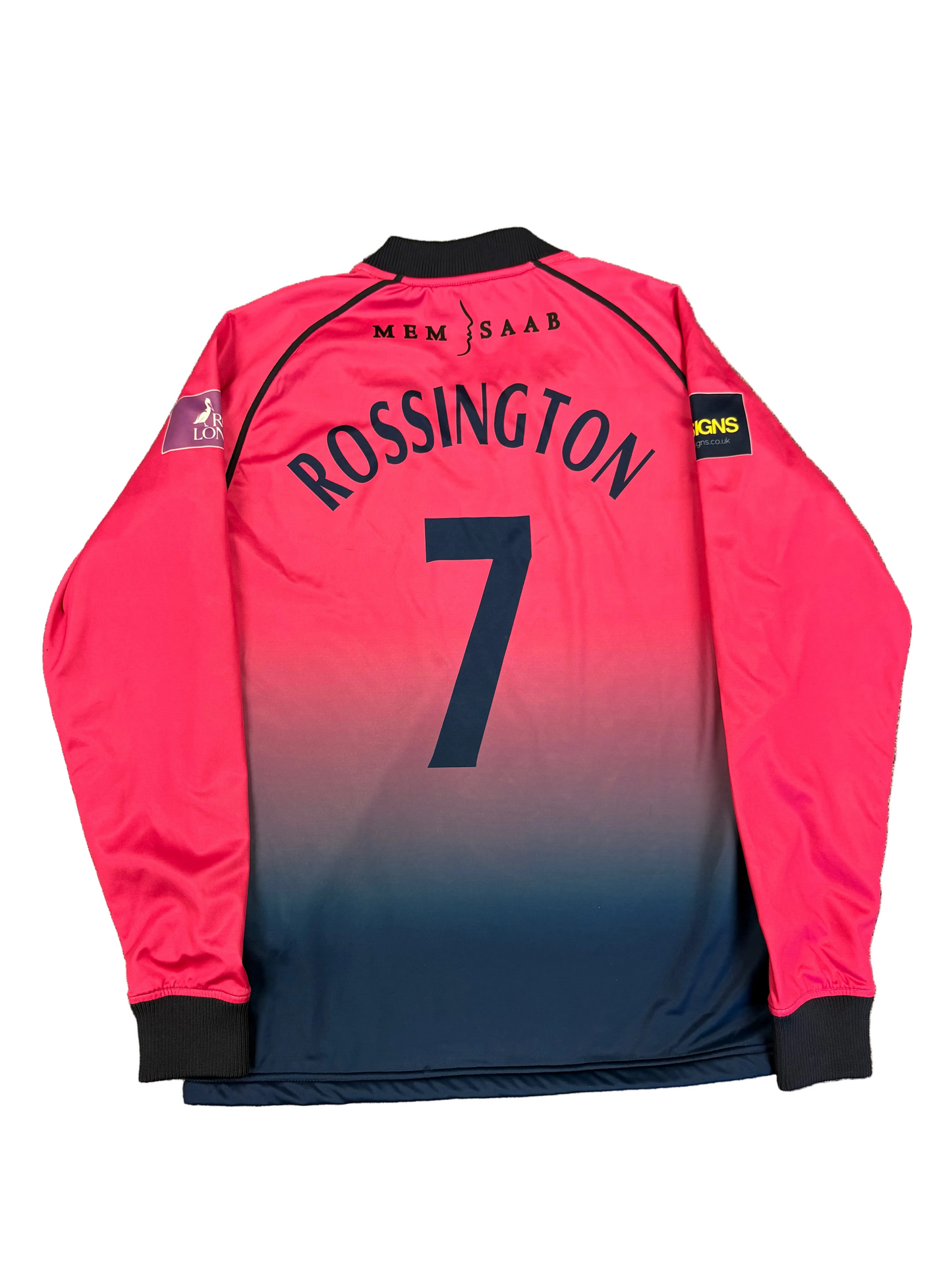 Adam Rossington Northants Steelbacks RLODC Match Worn LS Playing Jumper