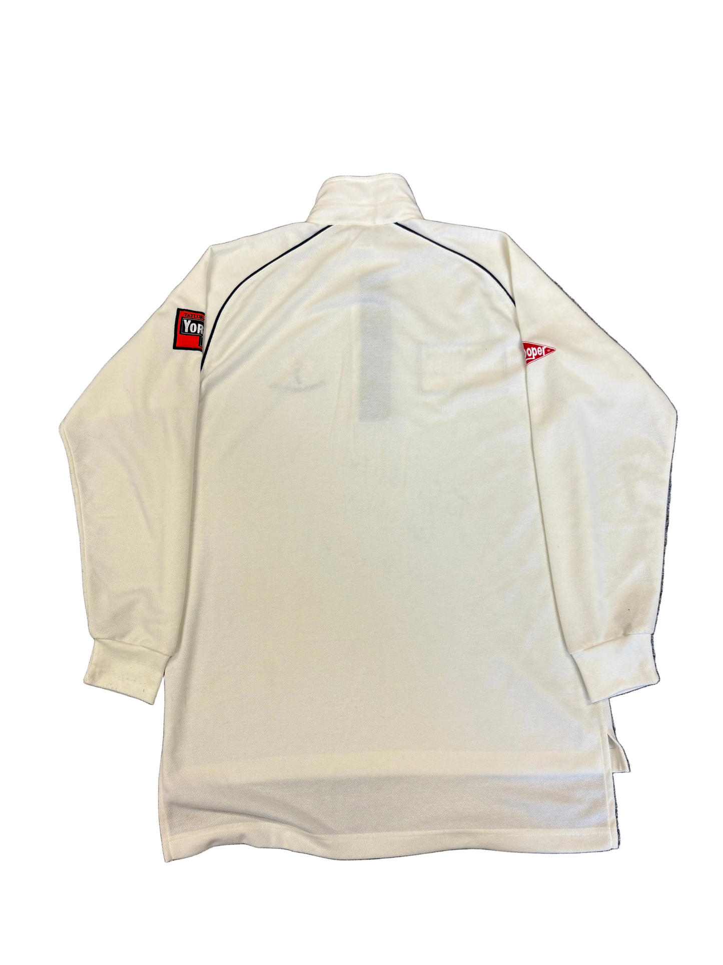Michael Vaughan Signed Yorkshire Retro Player Issue LS Playing Shirt