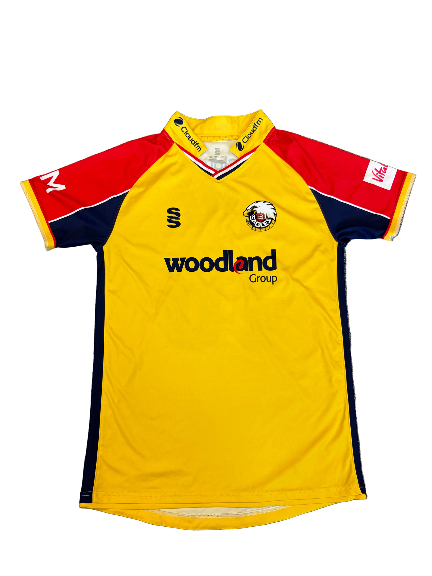 Sam Cook Essex Eagles 2019 T20 Match Worn SS Playing Shirt