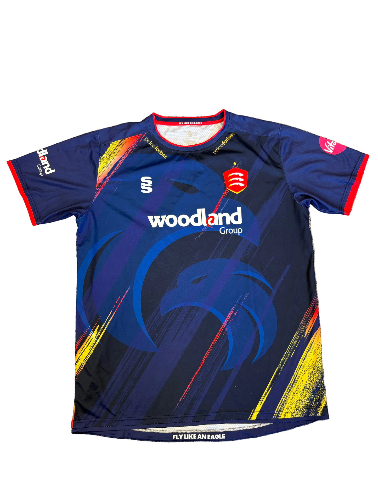Adam Rossington Essex 2024 T20 Match Worn SS Playing Shirt