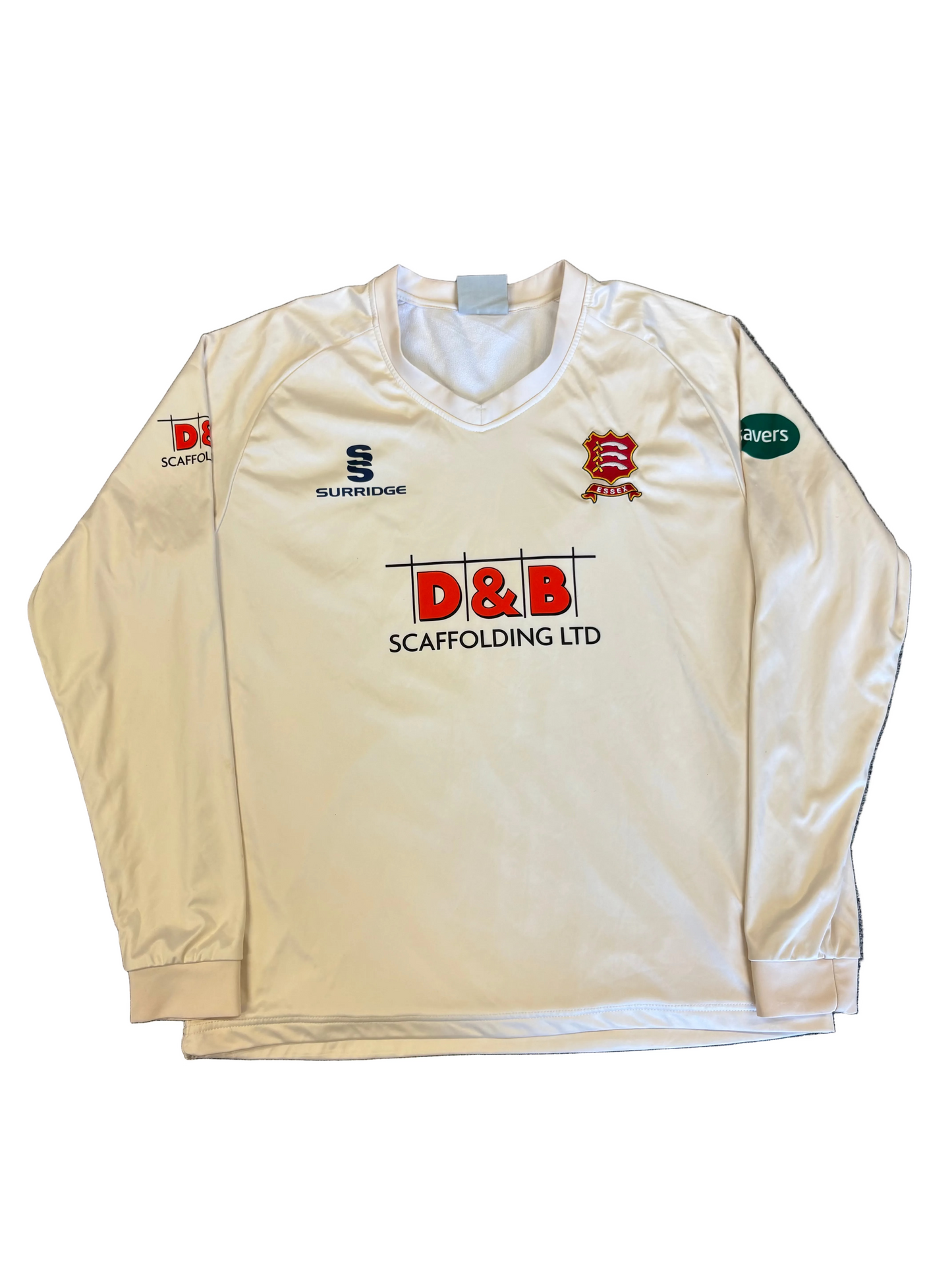 Sam Cook Essex County Championship Match Worn LS Playing Jumper