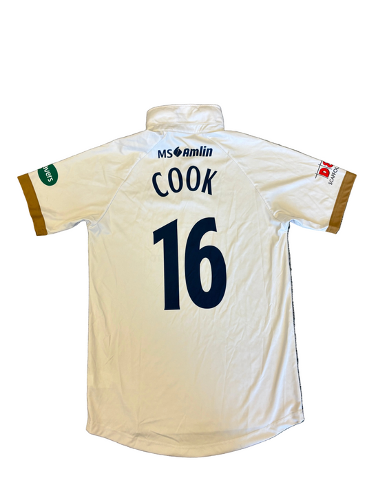 Sam Cook 2016 Essex County Championship Match Worn SS Playing Shirt