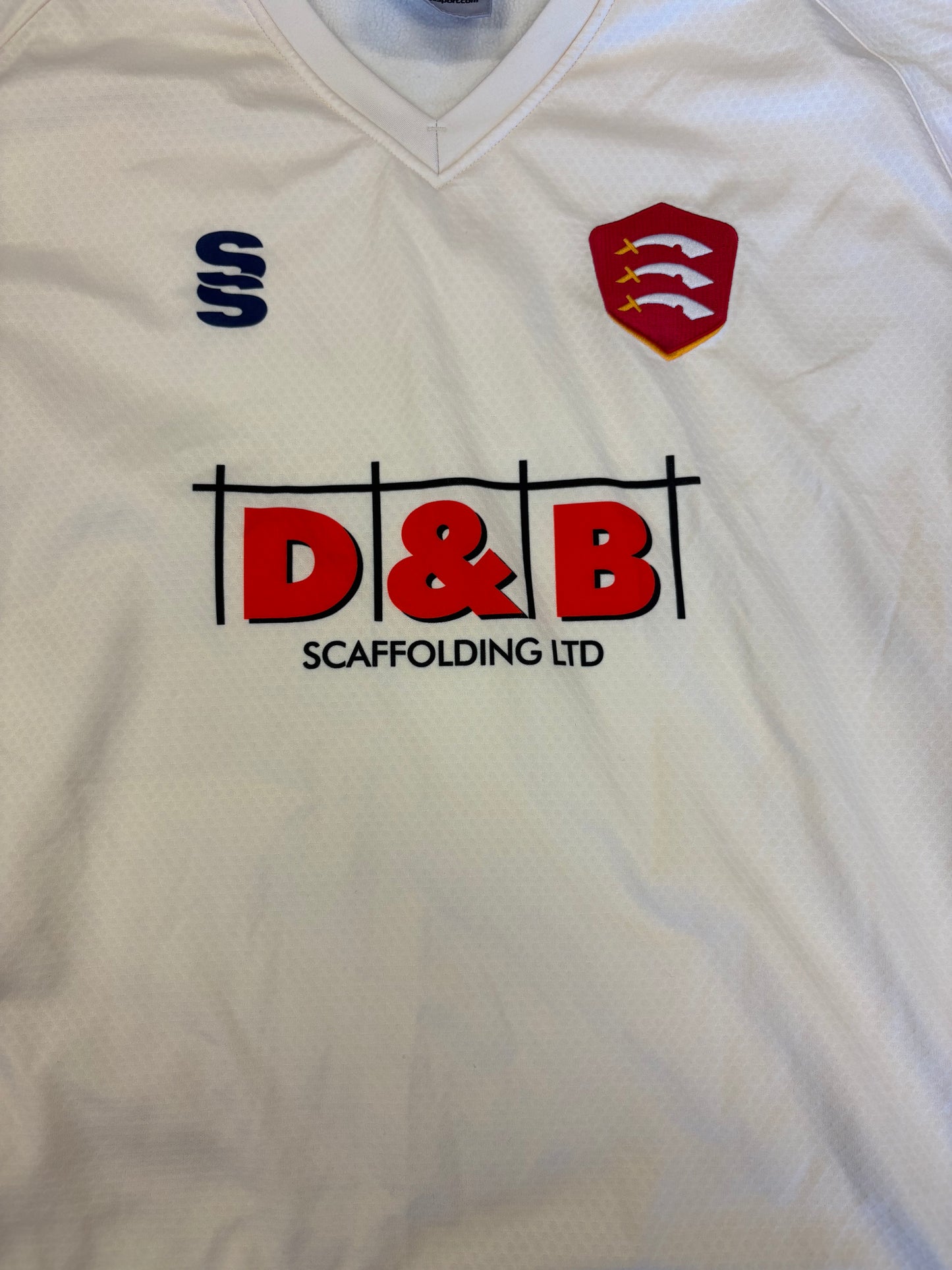 Noah Thain Essex 2024 County Championship Match Worn LS Playing Jumper