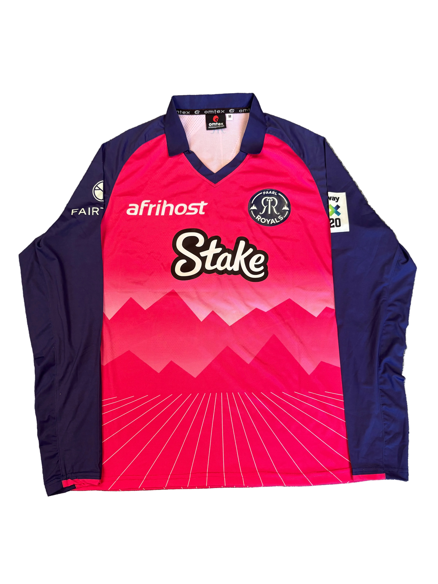 Codi Yusuf Paarl Royals 2025 SA20 Match Issue LS Playing Shirt